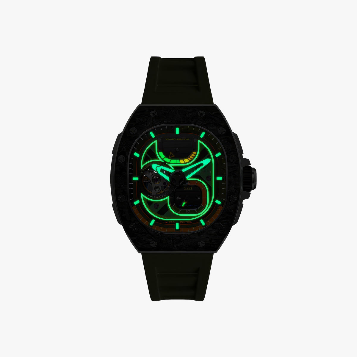 Viper Automatic Limited Edition Erkek Kol Saati | 44 mm | Hornet Green