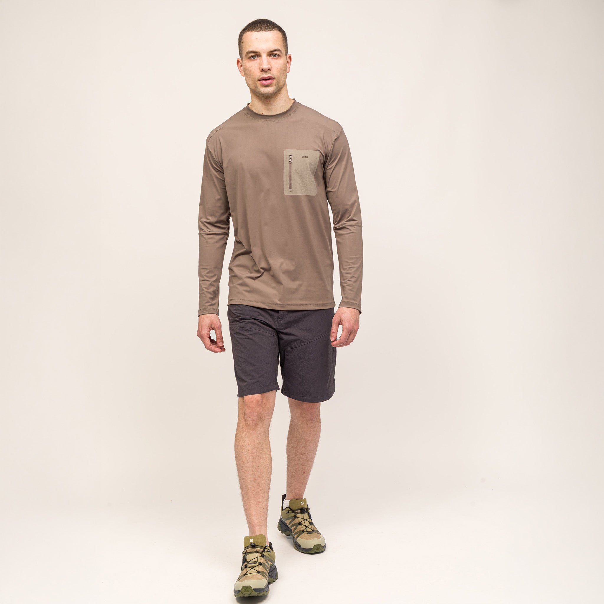 Climacool Performans Uzun Kollu T-Shirt | Bej