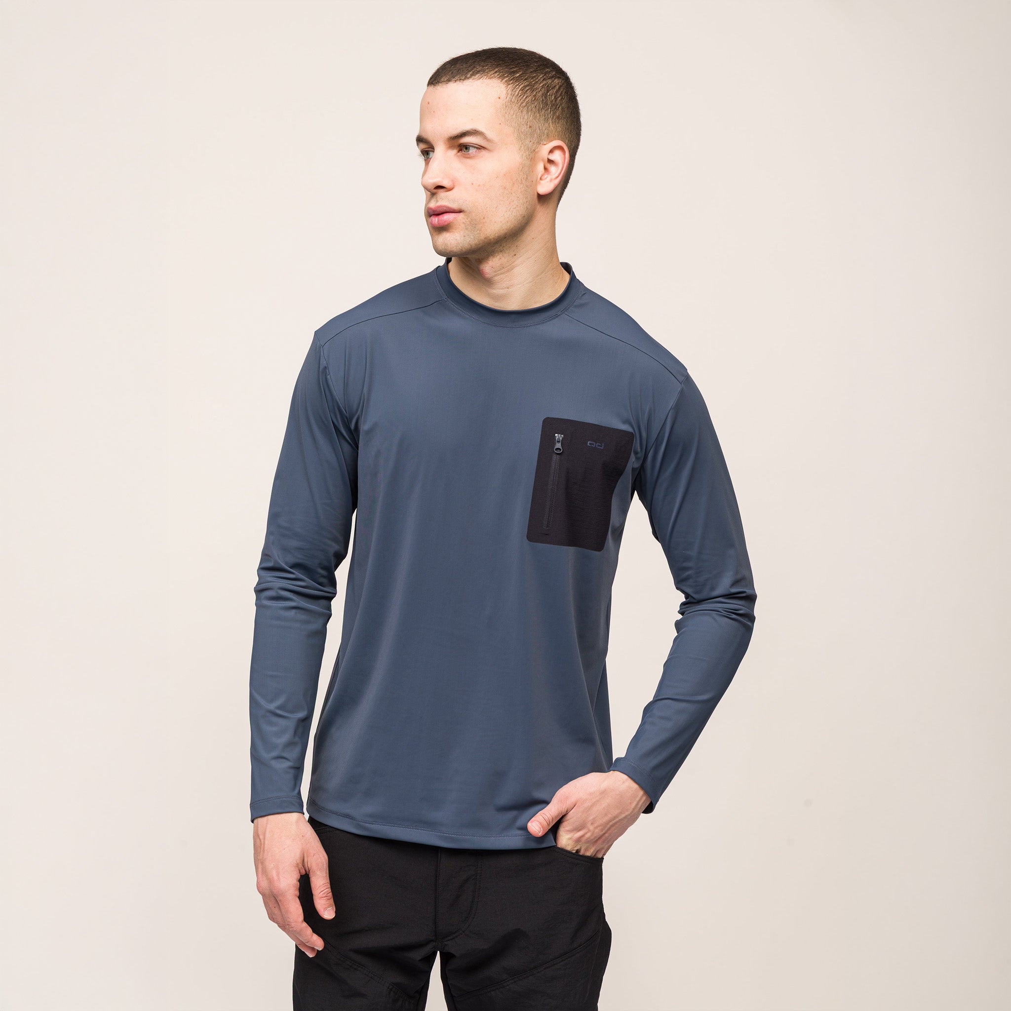 Climacool Performans Uzun Kollu T-Shirt | Indigo