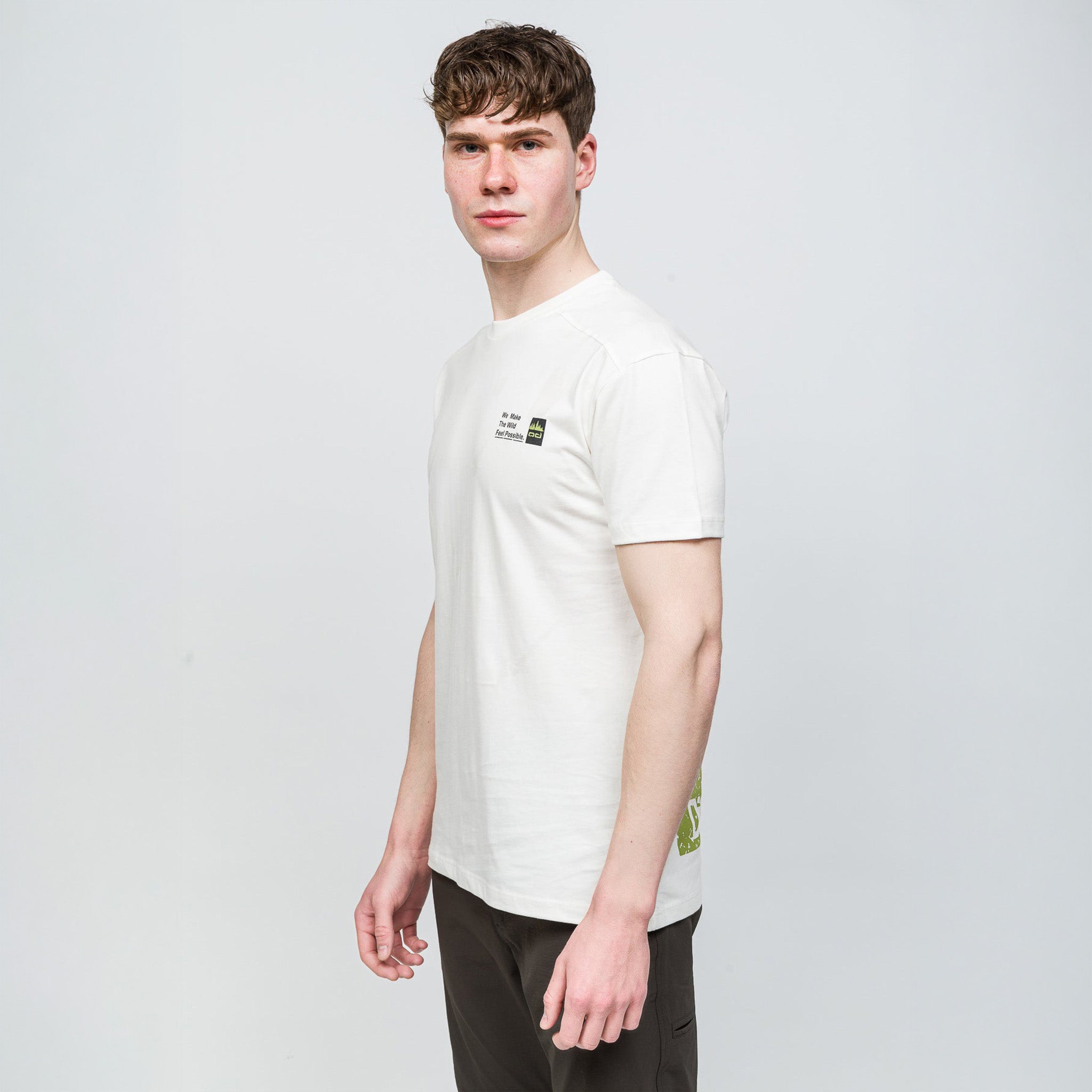 MANIFEST T-Shirt %100 Pamuk Printed | Kırık Beyaz
