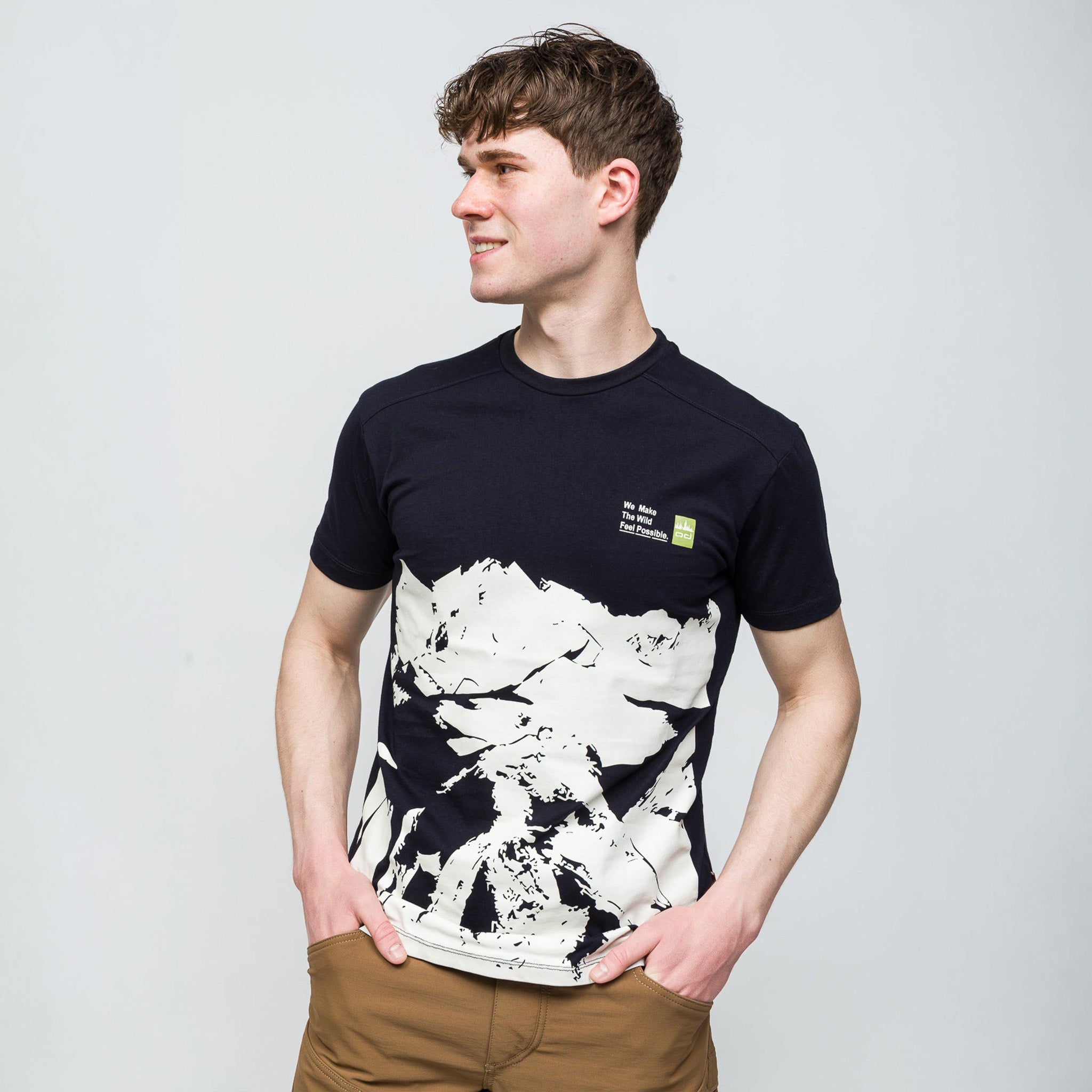 MANIFEST T-Shirt %100 Pamuk Printed | Koyu Lacivert