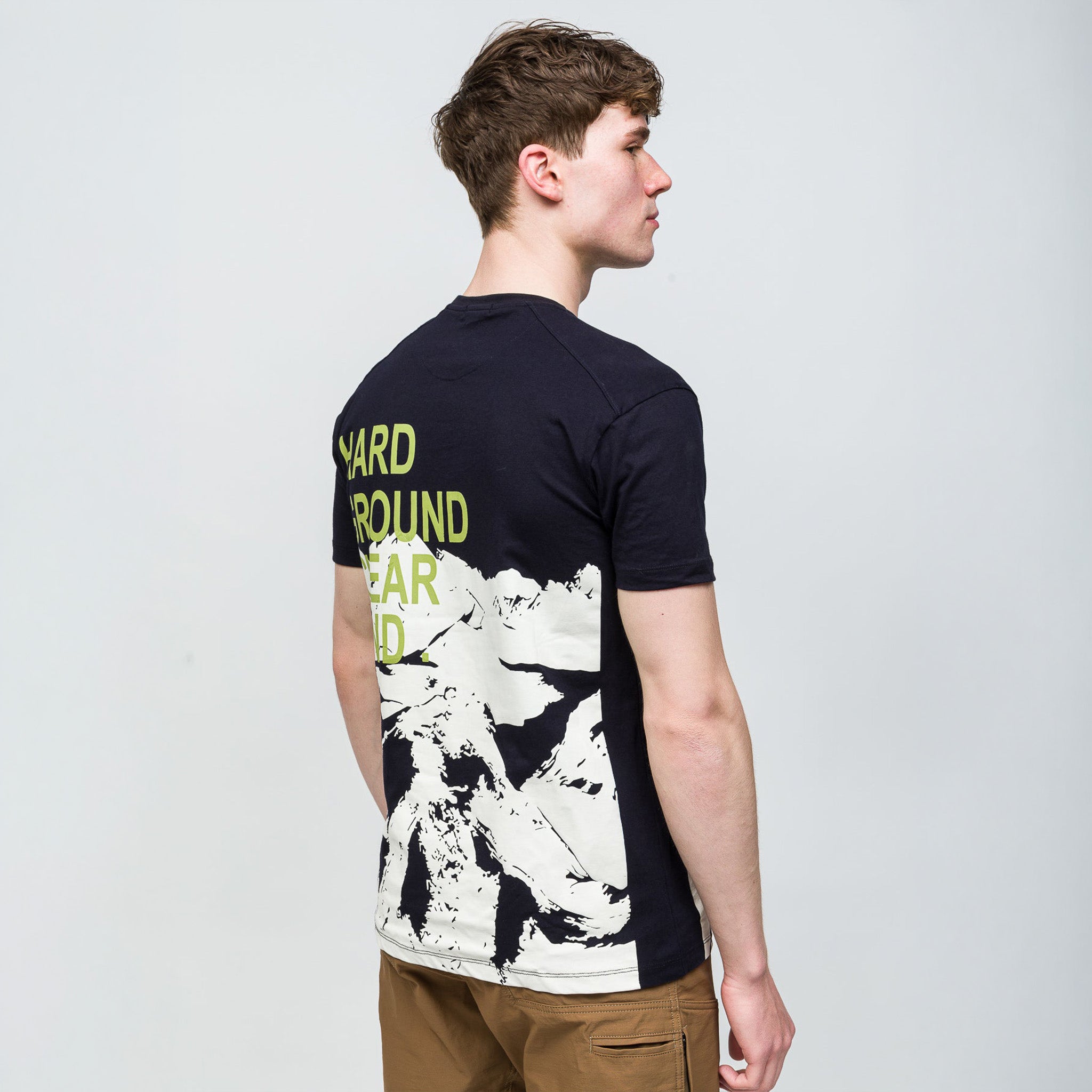 MANIFEST T-Shirt %100 Pamuk Printed | Koyu Lacivert