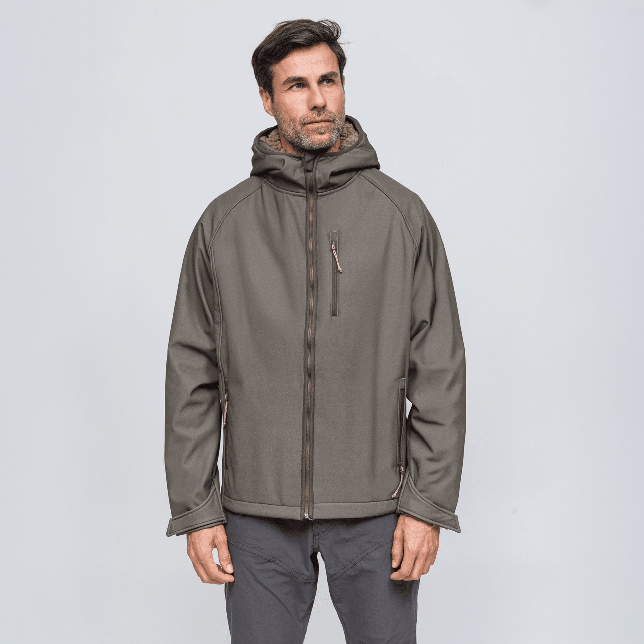 SoftShell Rüzgar ve Suya Dayanıklı Mont | Toprak