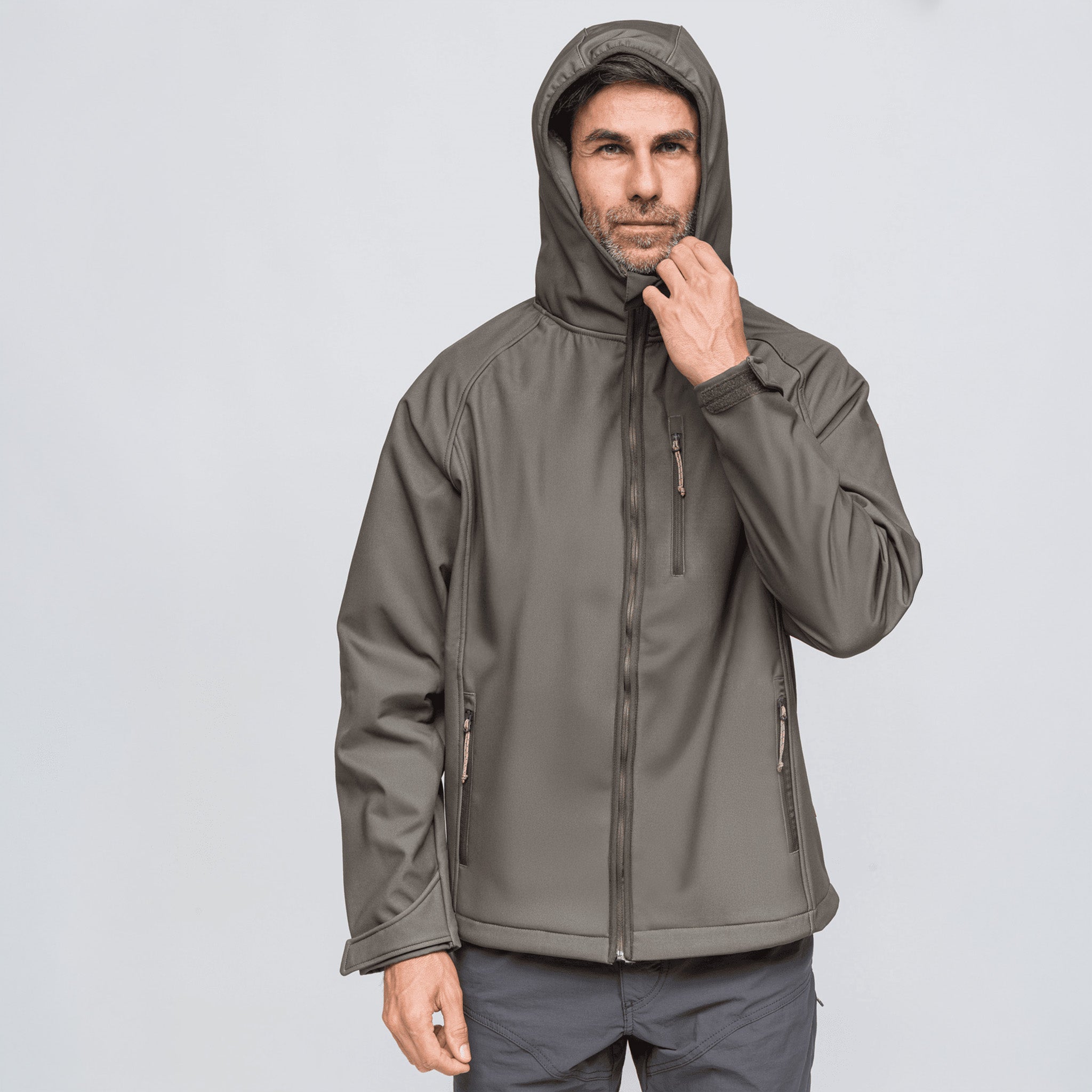 SoftShell Rüzgar ve Suya Dayanıklı Mont | Toprak