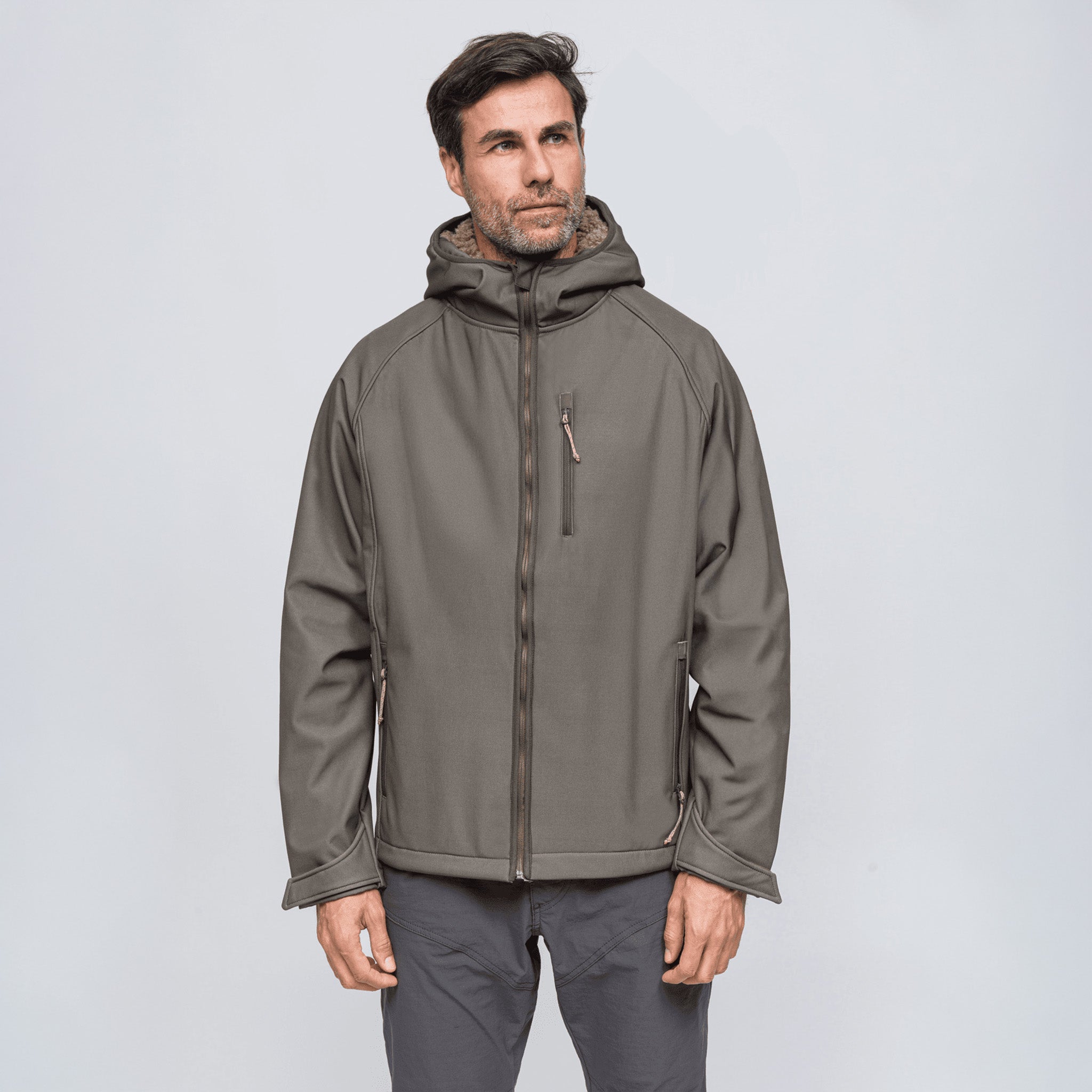 SoftShell Rüzgar ve Suya Dayanıklı Mont | Toprak