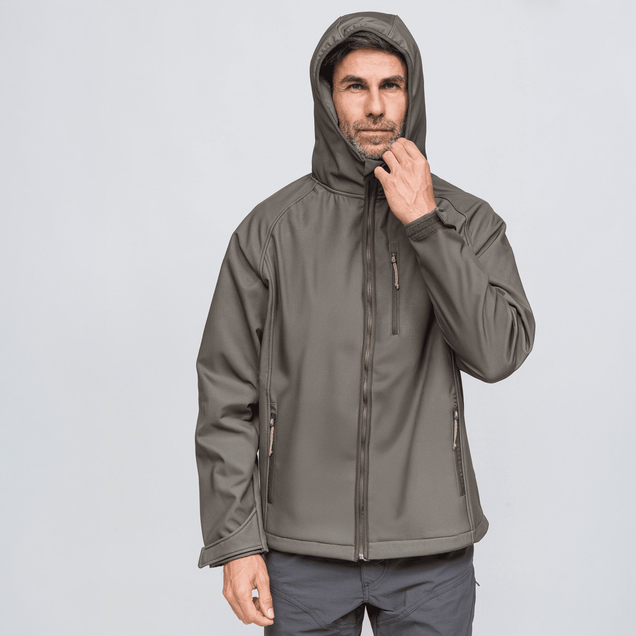 SoftShell Rüzgar ve Suya Dayanıklı Mont | Toprak