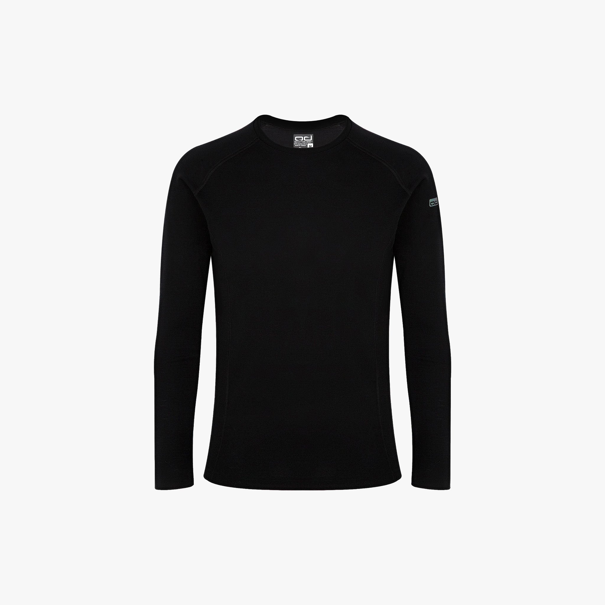 Thermawool Merino Yünü Termal İçlik Üst 195 gr | Siyah