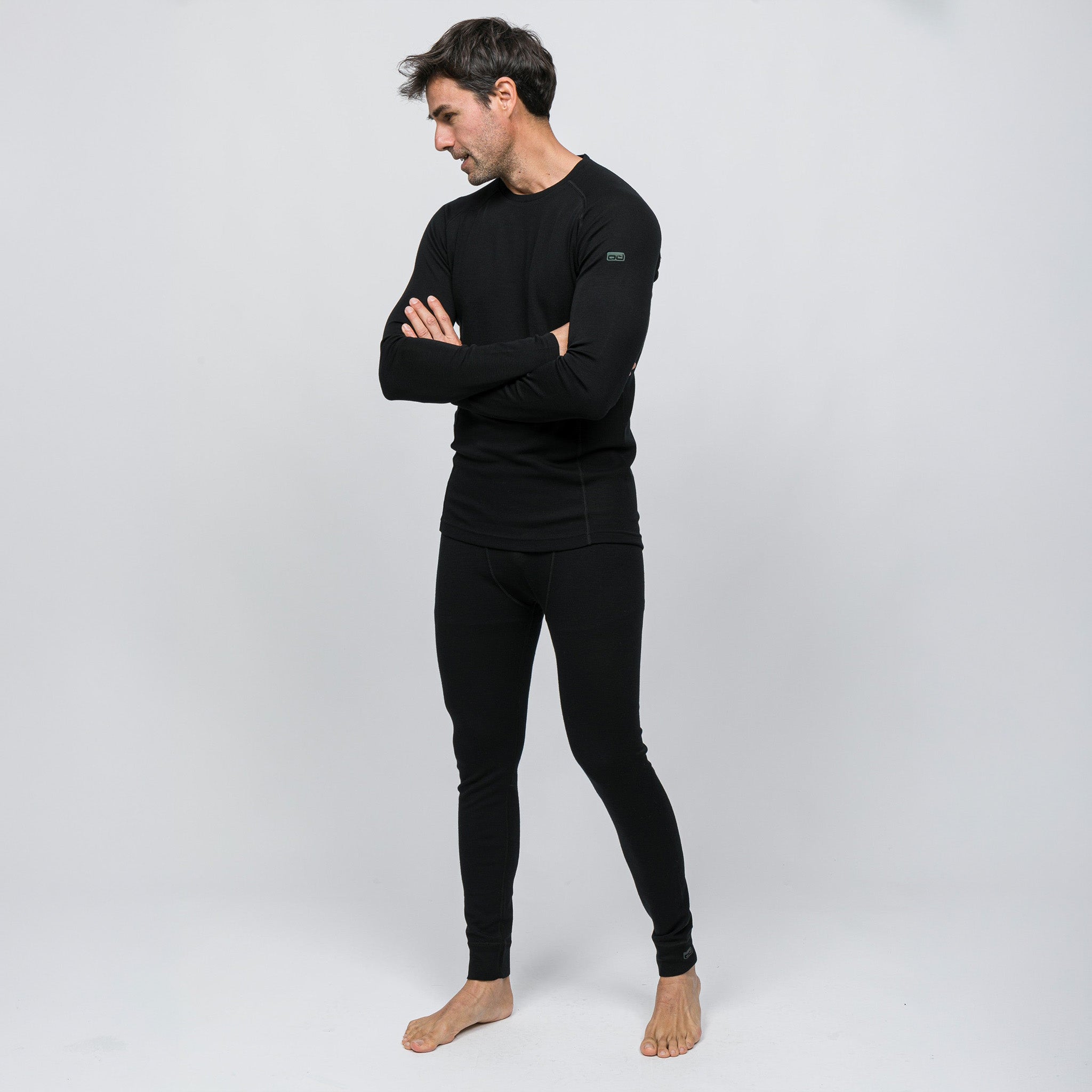 Thermawool Merino Yünü Termal İçlik Üst 195 gr | Siyah