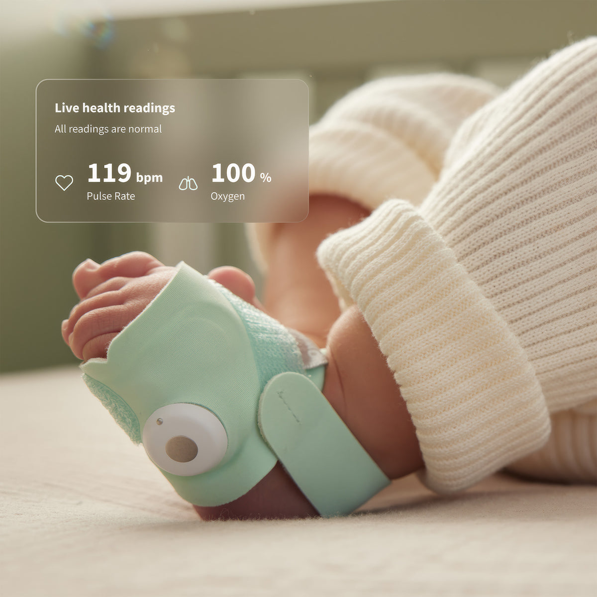 Owlet Dream Duo™ İkili Set - Dream Sock™ Akıllı Çorap (Gece Mavisi) + Dream Sight™ Kamera