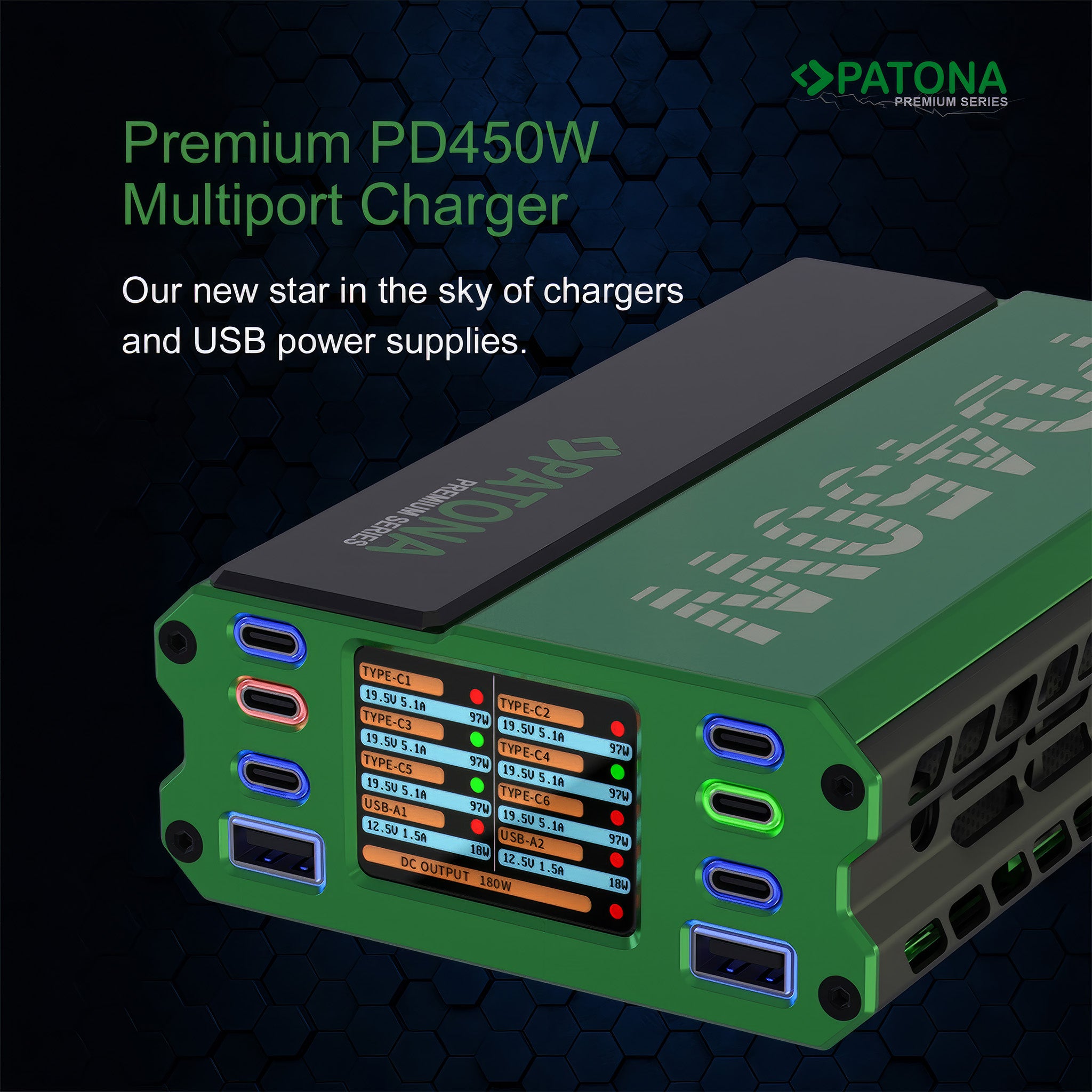 Premium PD450W | Multiport Şarj Cihazı