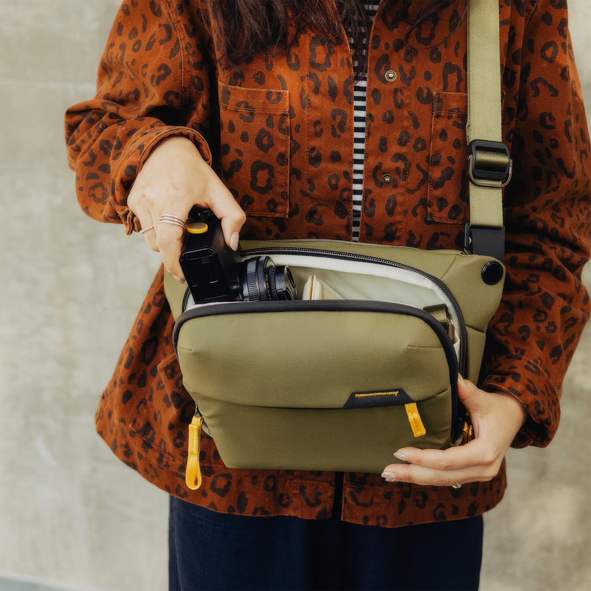 Everyday Sling 3L | Fonksiyonel Omuz Çantası | Kelp