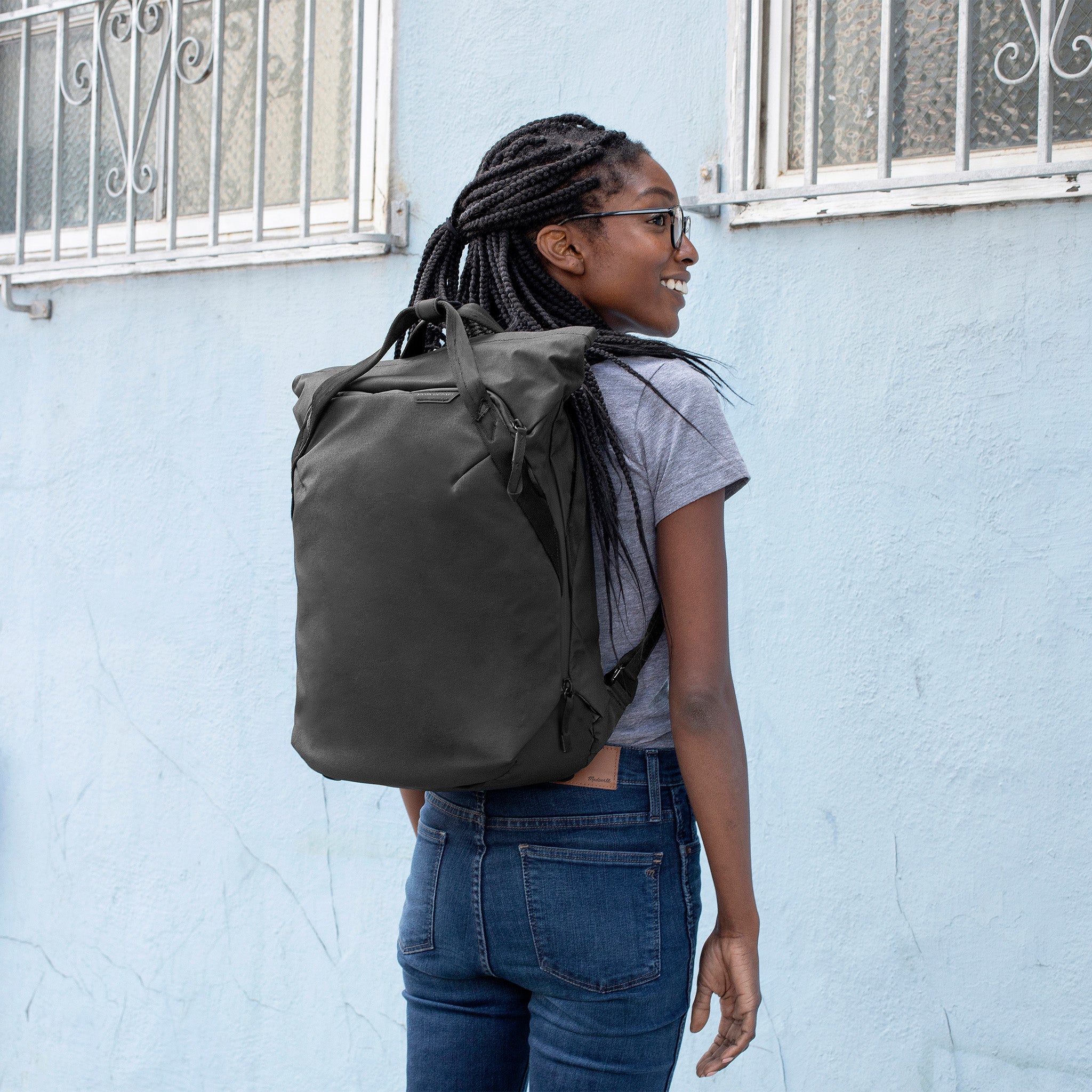 Everyday Totepack 20L | Tote Backpack | Black