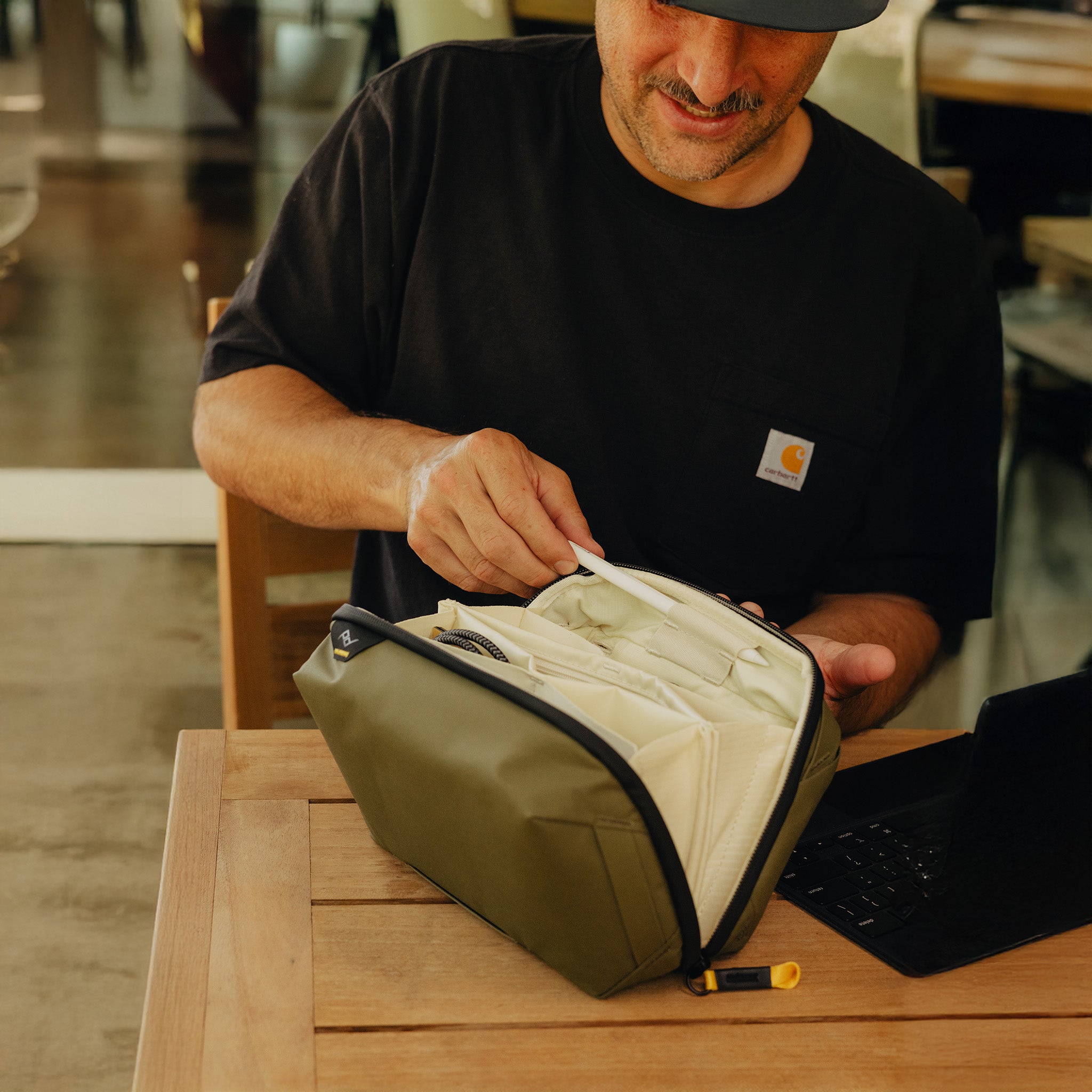 Tech Pouch Düzenleyici Çanta | Small | Kelp