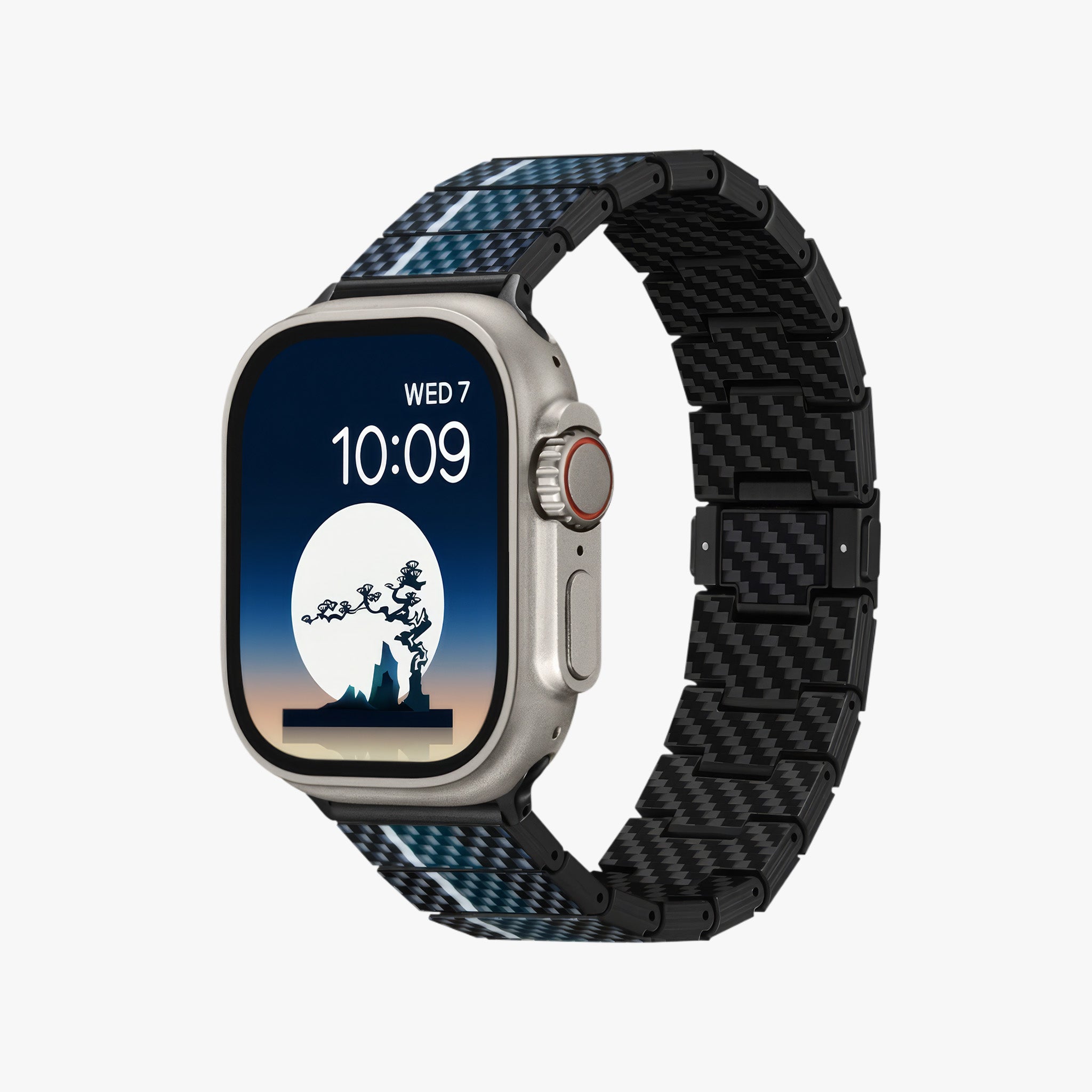 Apple Watch Carbon Fiber Watch Band | Moon