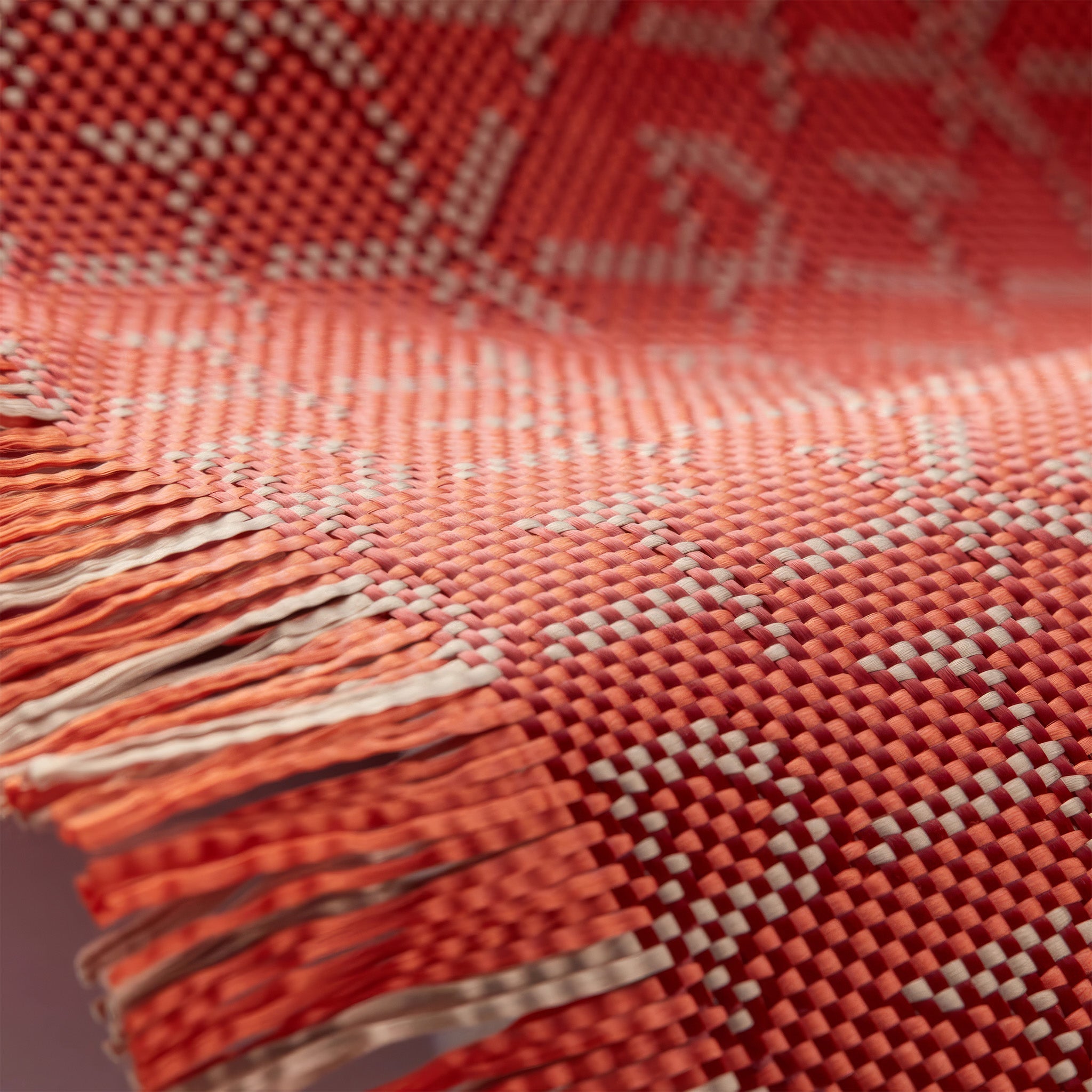 iPhone 16 Pro Edge Case | PITAKA Monogram Gold/Red