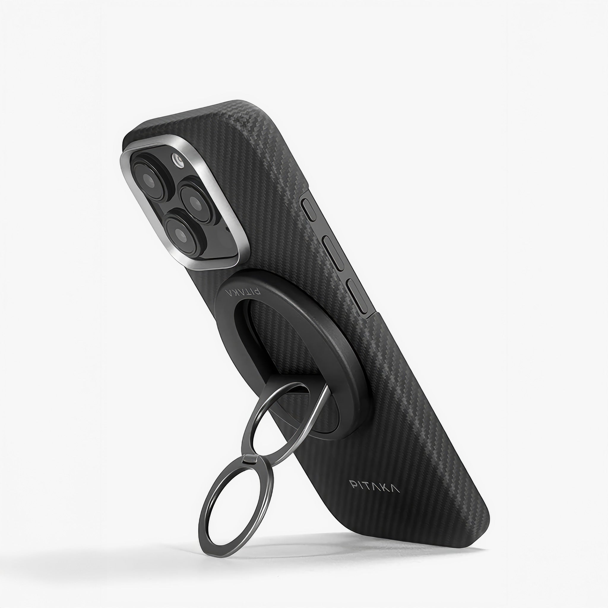 iPhone 16 Pro Max Edge Case | Black + MagEZ Grip 3