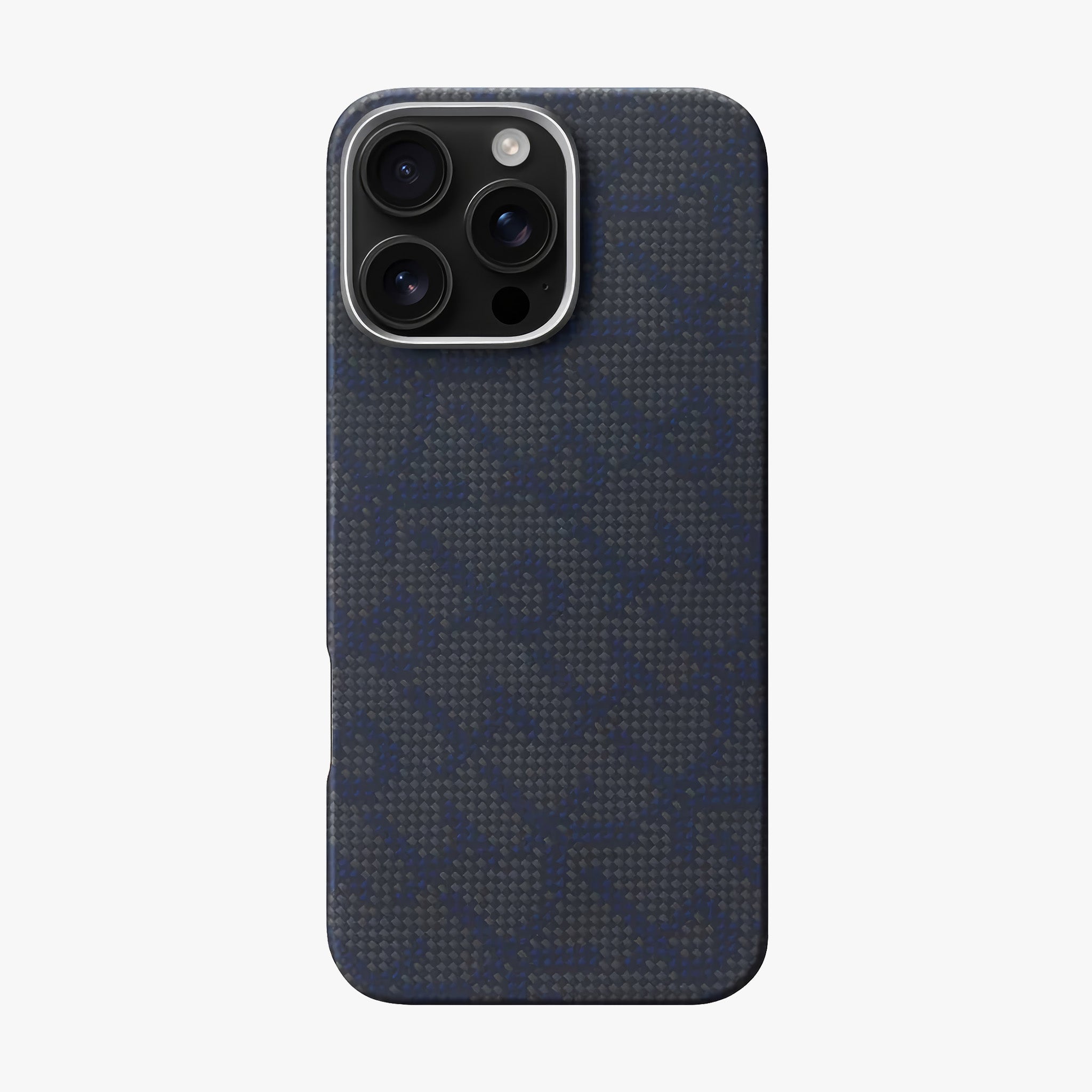 iPhone 16 Pro Max Edge Case | PITAKA Monogram Black/Blue