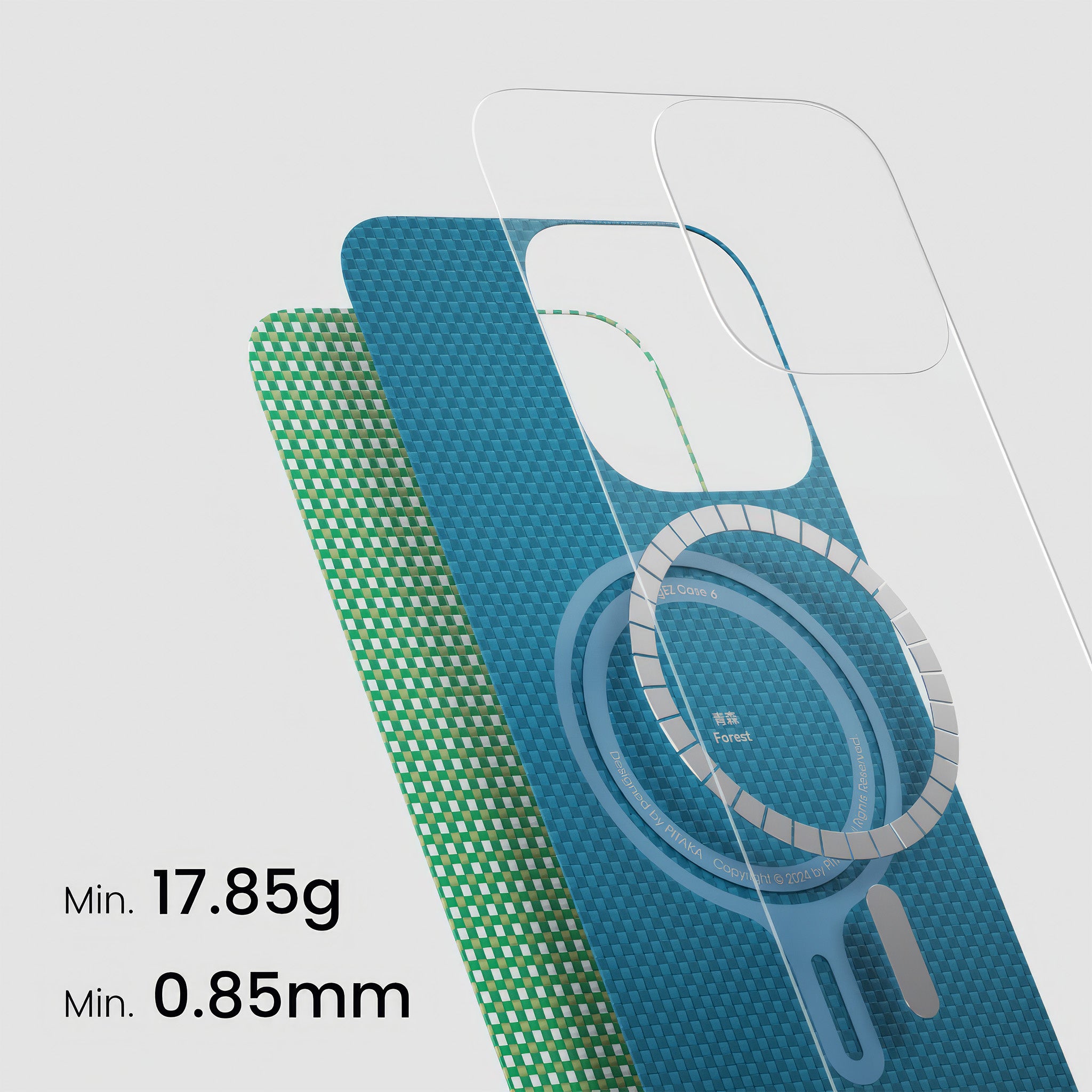 iPhone 15 Pro Max Edge Case | Forest Green
