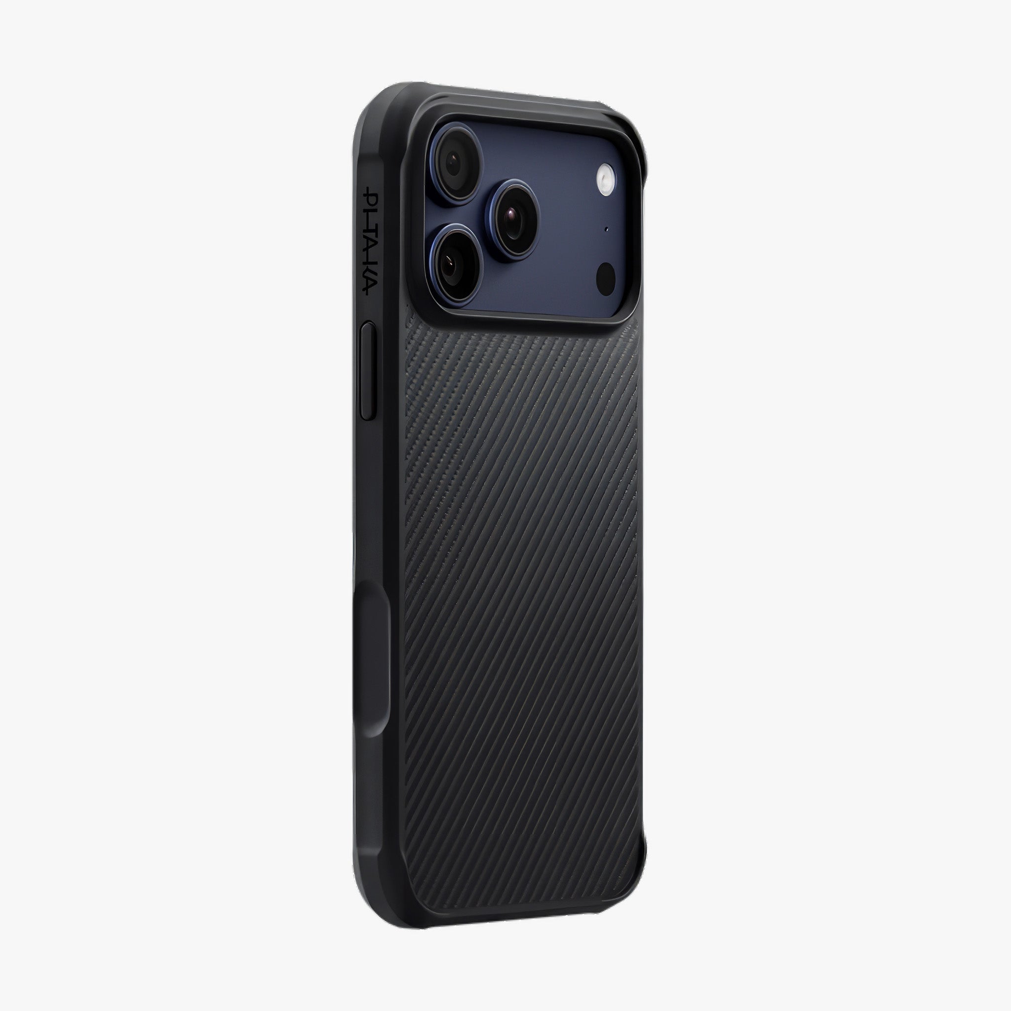 iPhone 17 Pro Max Cairn Case | 600D Black/Grey (Twill)