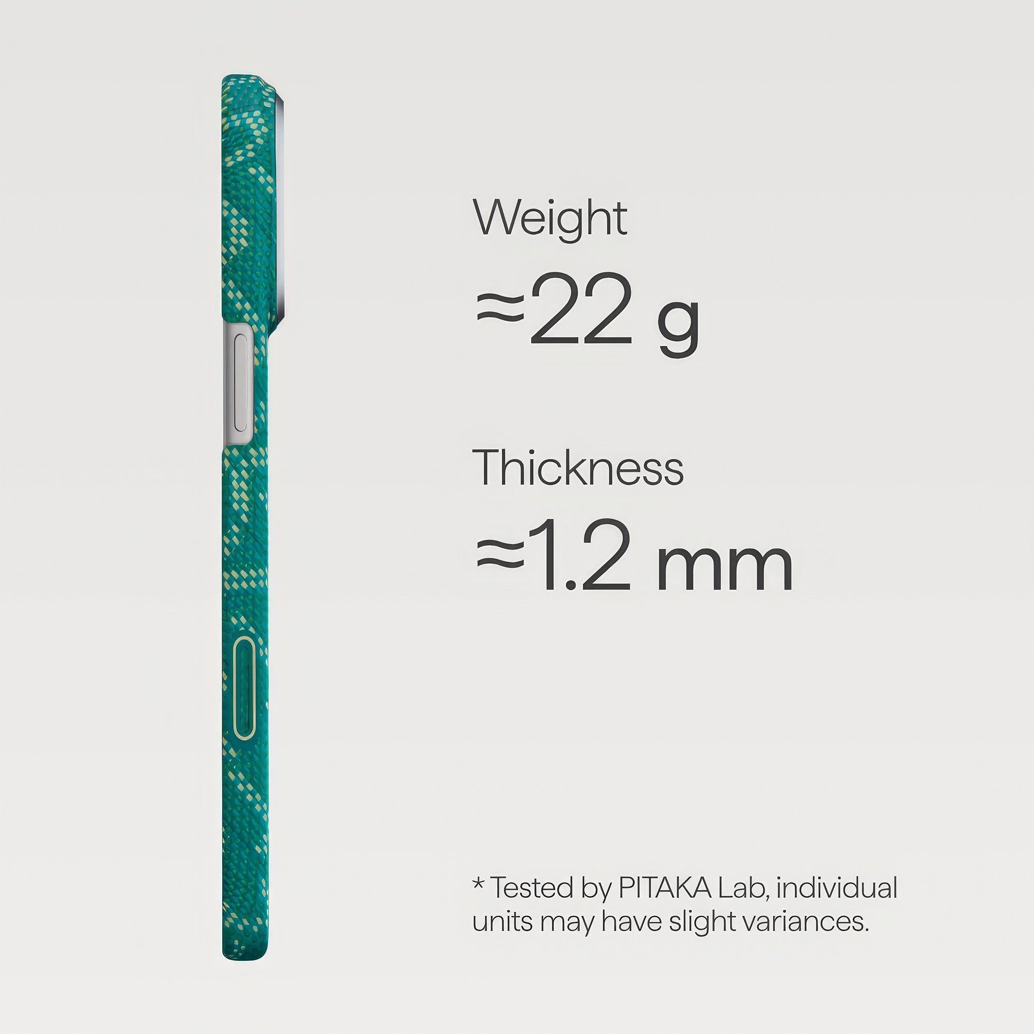 iPhone 17 Pro Edge Case | PTK Leaping – Gold Green (PitaTap™)