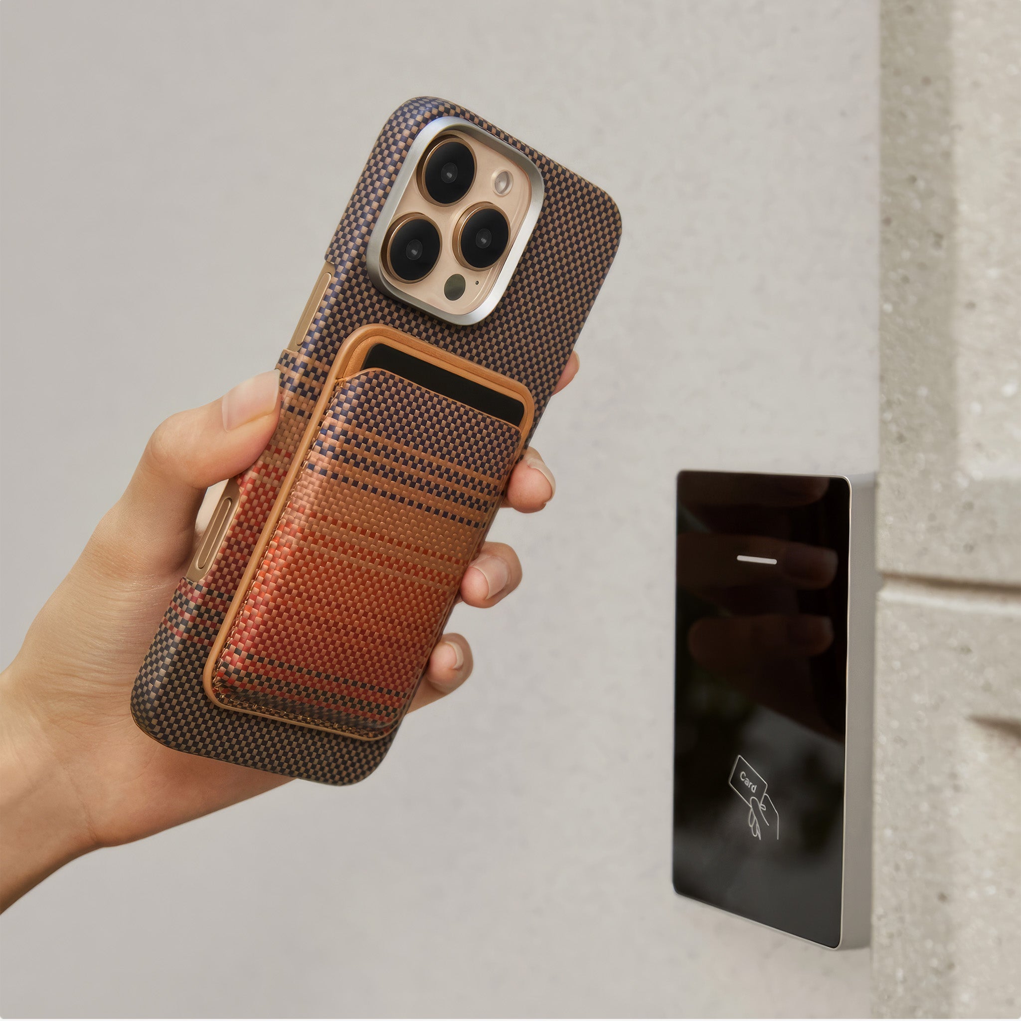 MagSafe Woven Wallet | Sunset