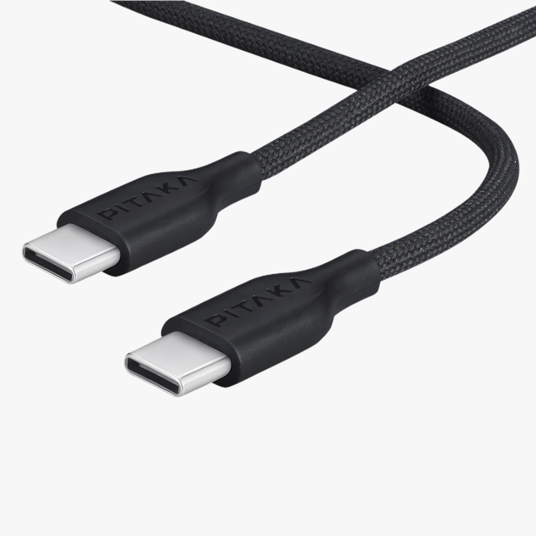 USB-C to USB-C 60W Flex Braided Cable | Black (1.2 m)