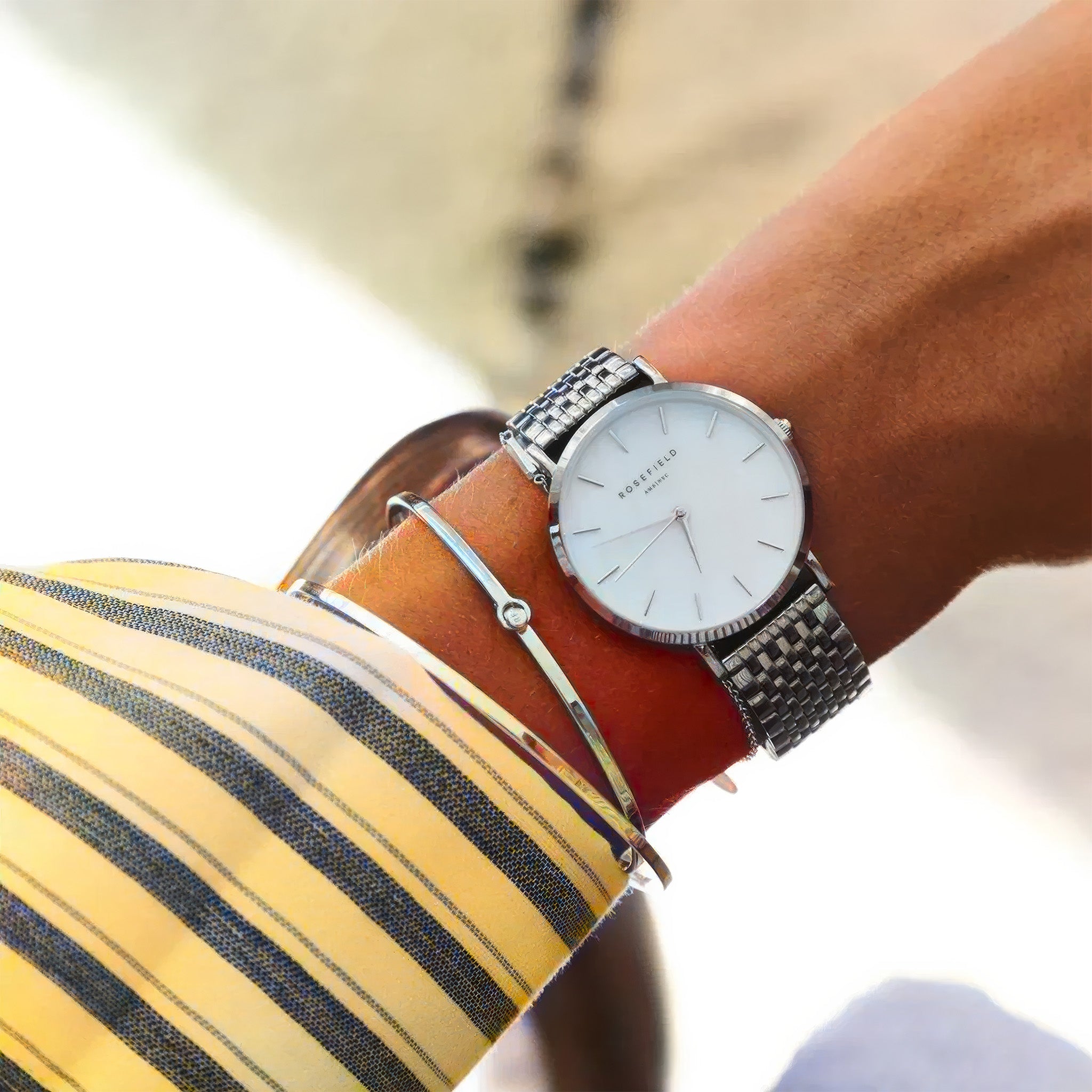 Upper East Side White Silver