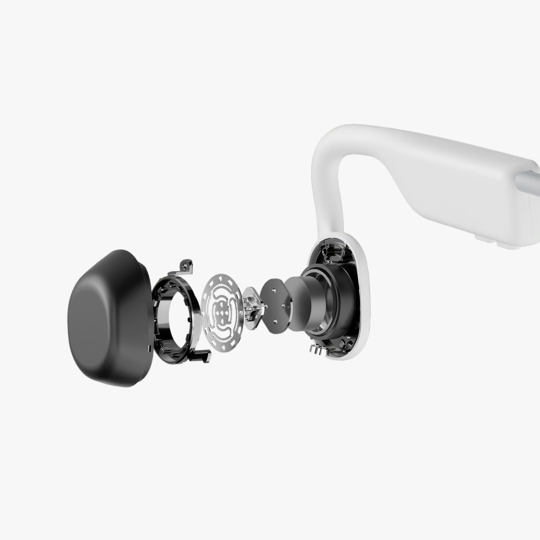 OpenMove Kemik İletimli Bluetooth Kulaklık | Beyaz