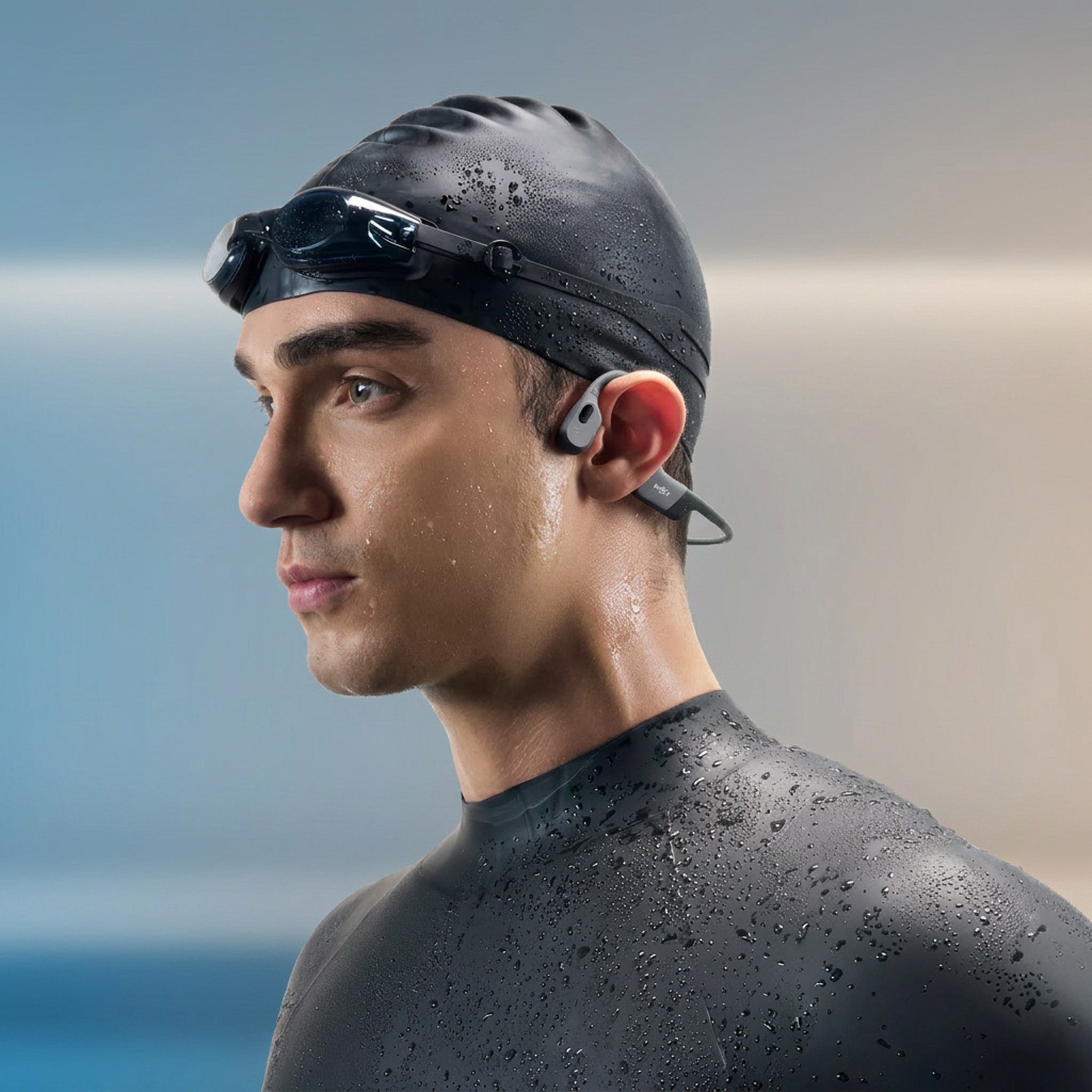 OpenSwim Pro Kemik İletimli MP3 Yüzme Kulaklığı | Gri