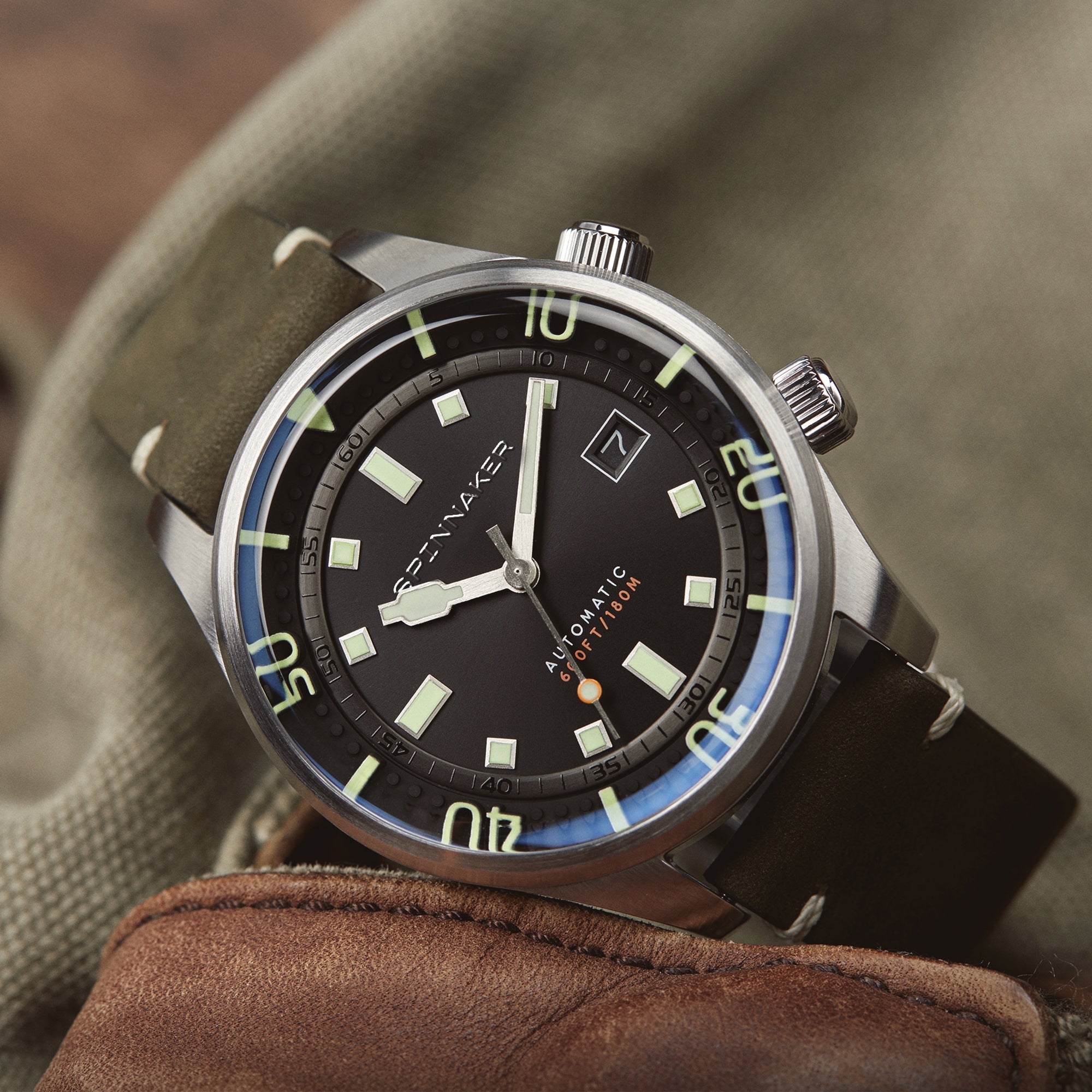 Bradner Automatic | 42mm | Olive