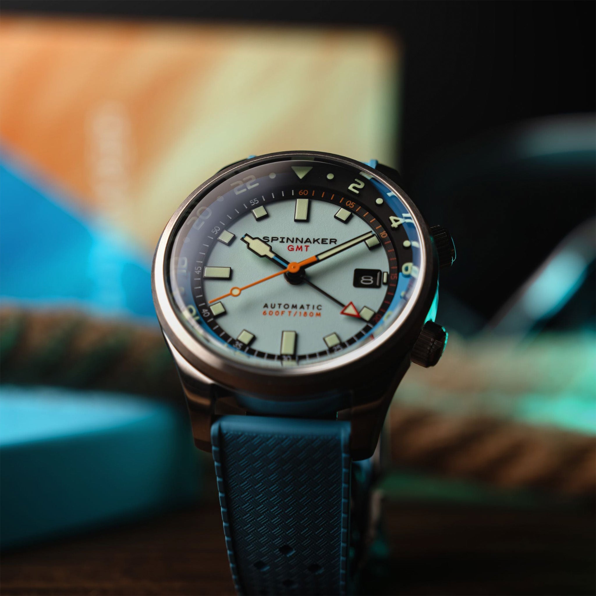 Bradner GMT Automatic | 42 mm | Aquamarine Blue