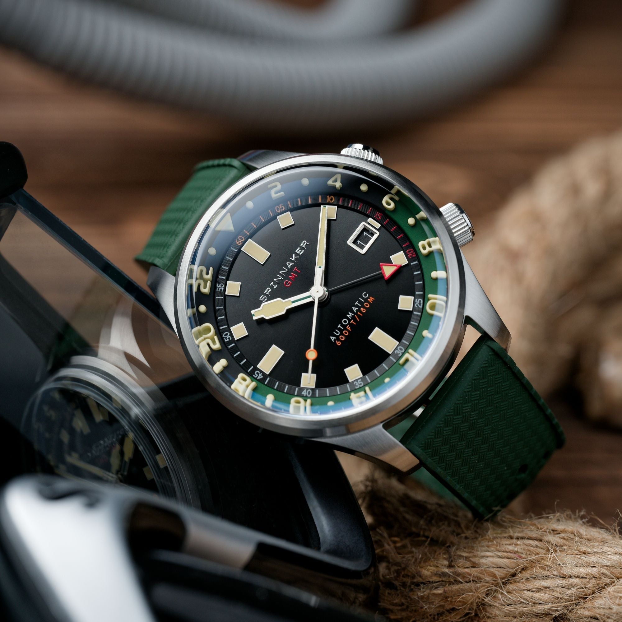 Bradner GMT Automatic | 42mm | Gravel Black