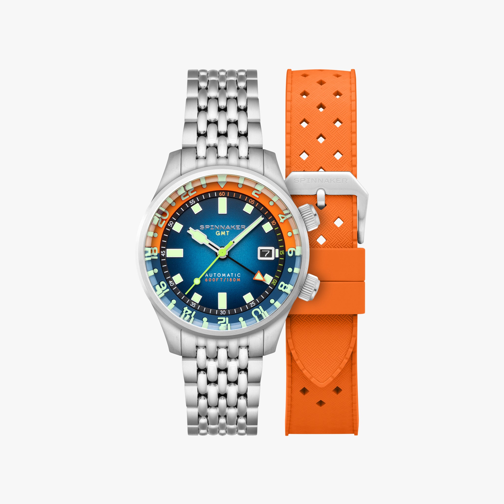 Bradner GMT Automatic | 42mm | Orange Blue