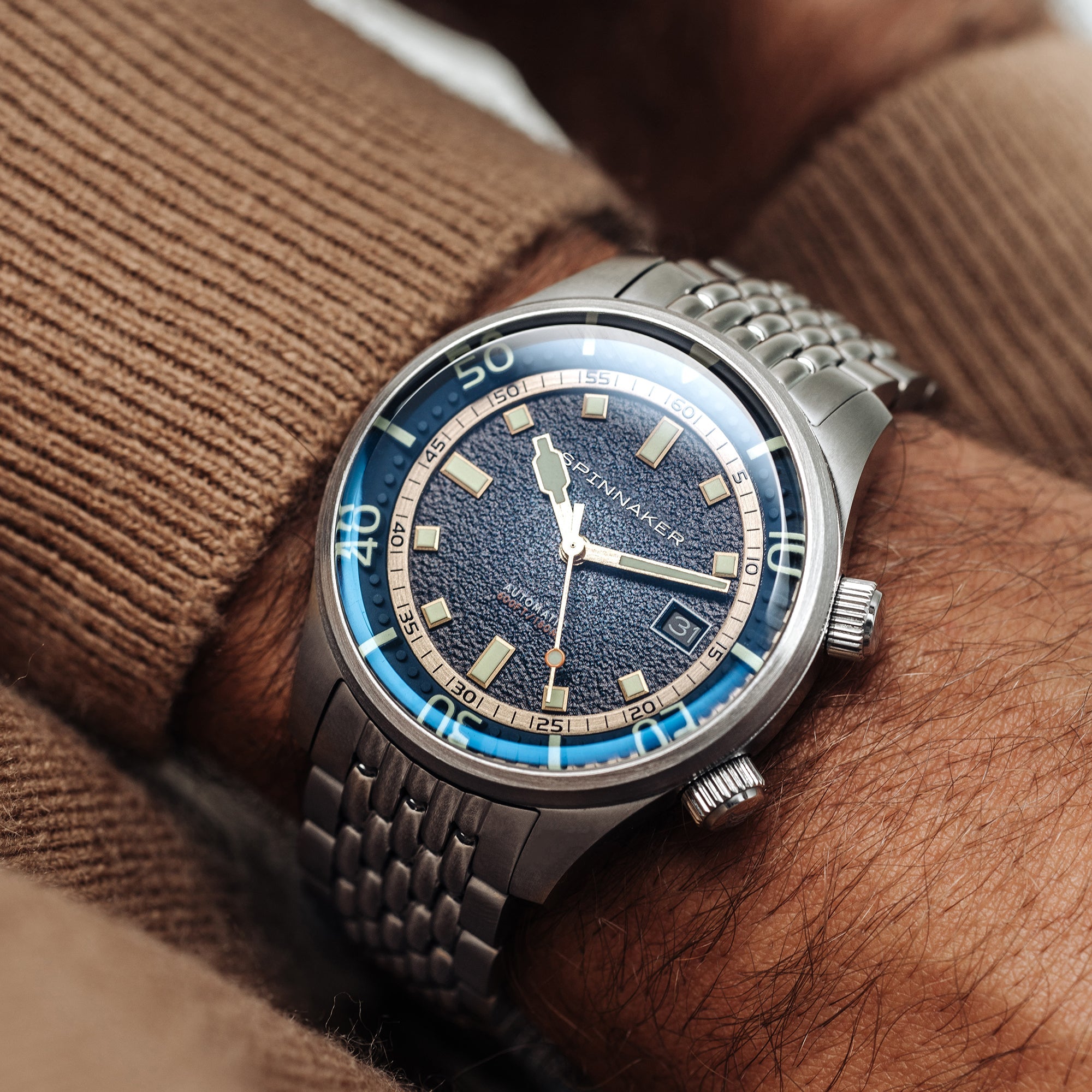 Bradner Automatic | 42mm | Pacific Blue