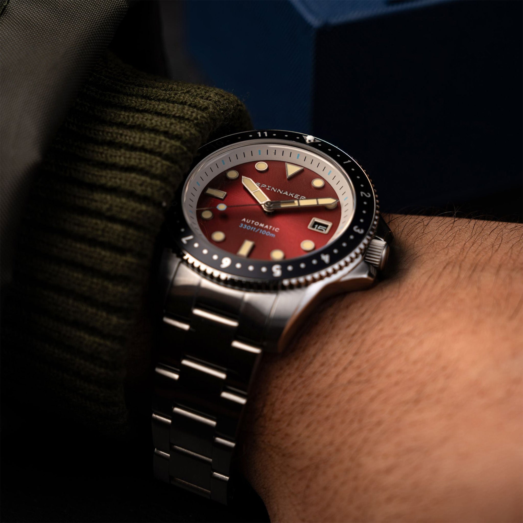 Croft Pioneer Automatic | 42 mm | Sangria Red