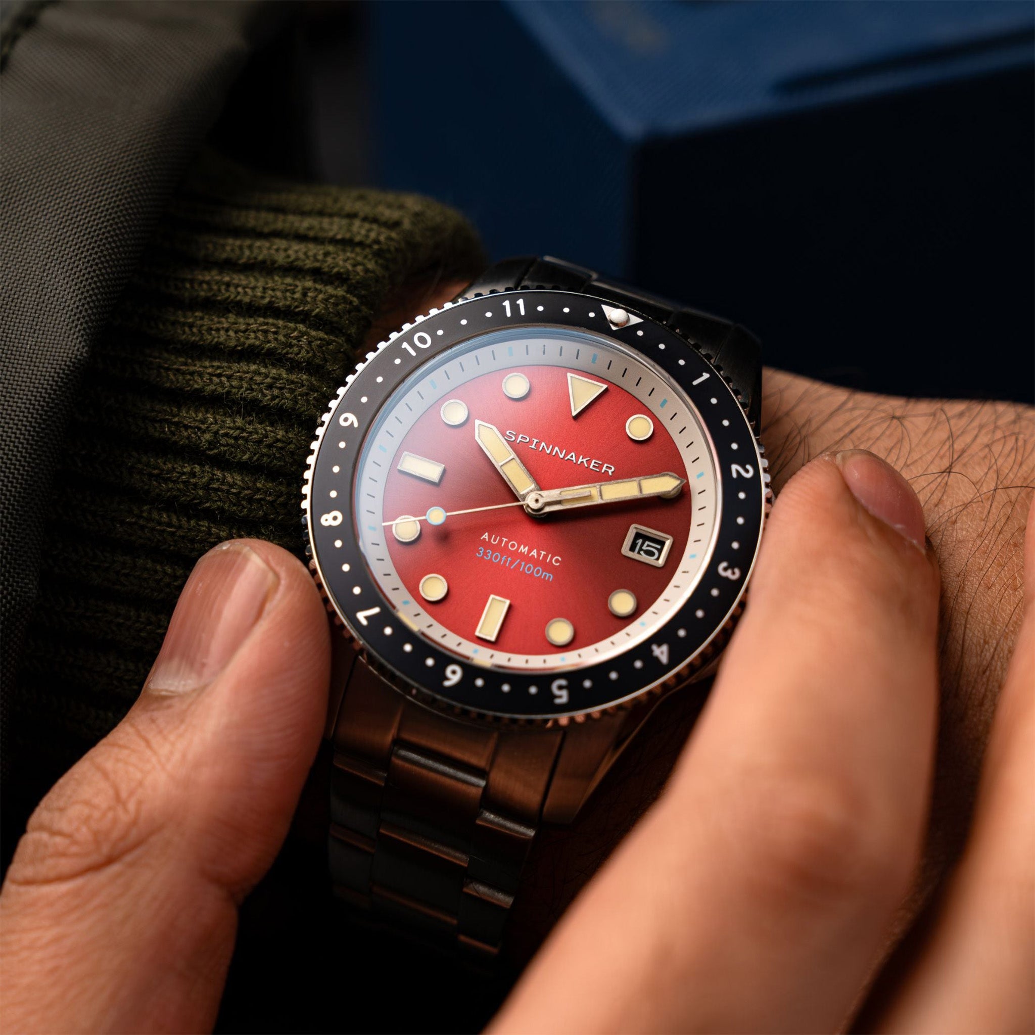 Croft Pioneer Automatic | 42 mm | Sangria Red