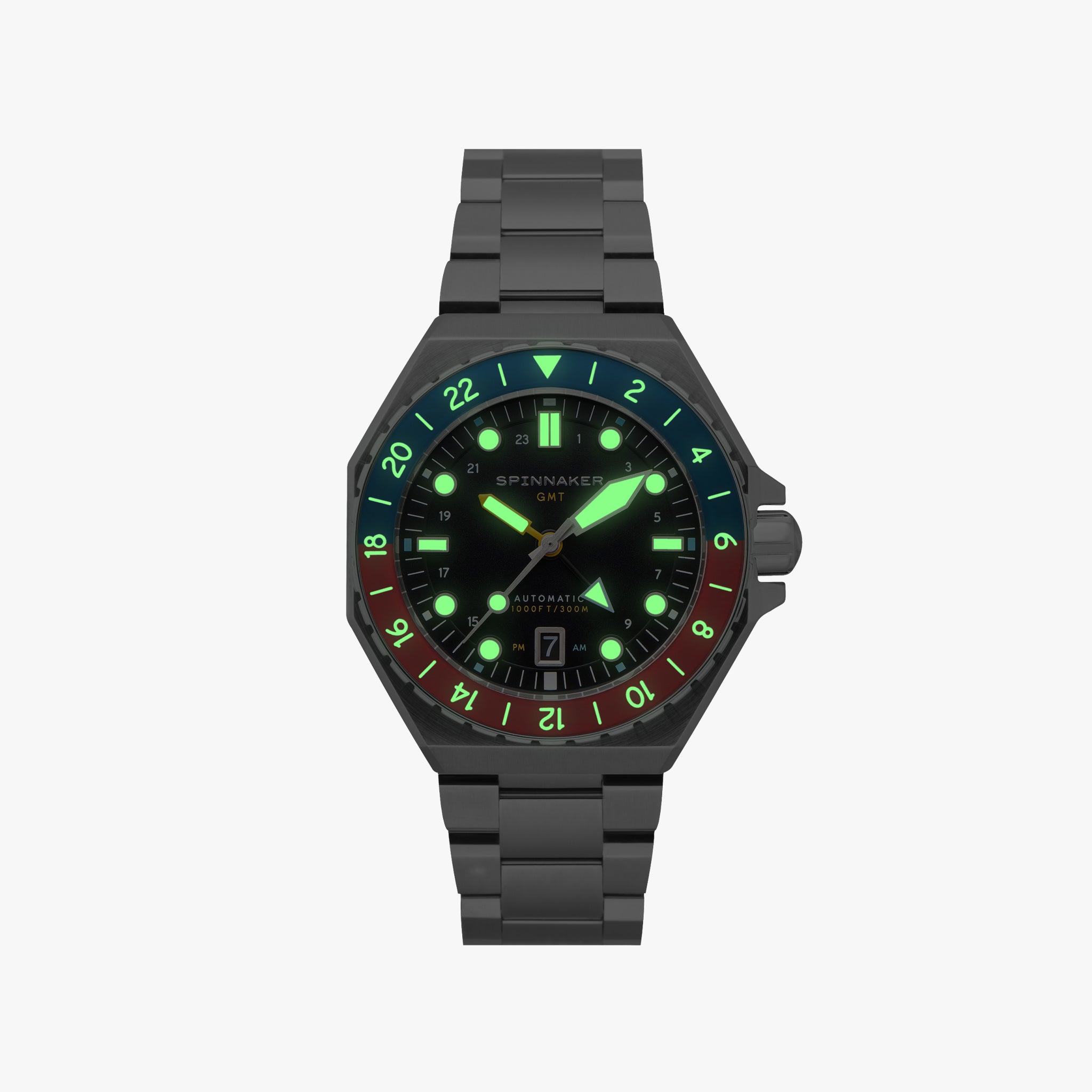 Dumas GMT Automatic | 44mm | Cobalt Crimson