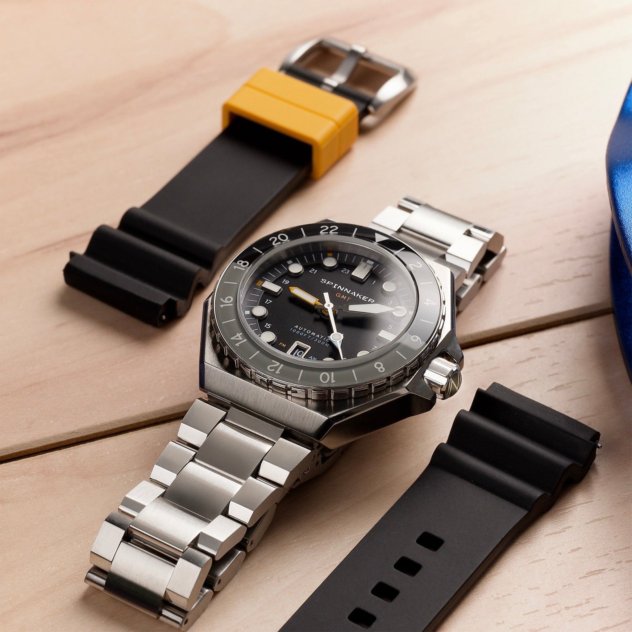 Dumas GMT Automatic | 44 mm | Harbour Grey