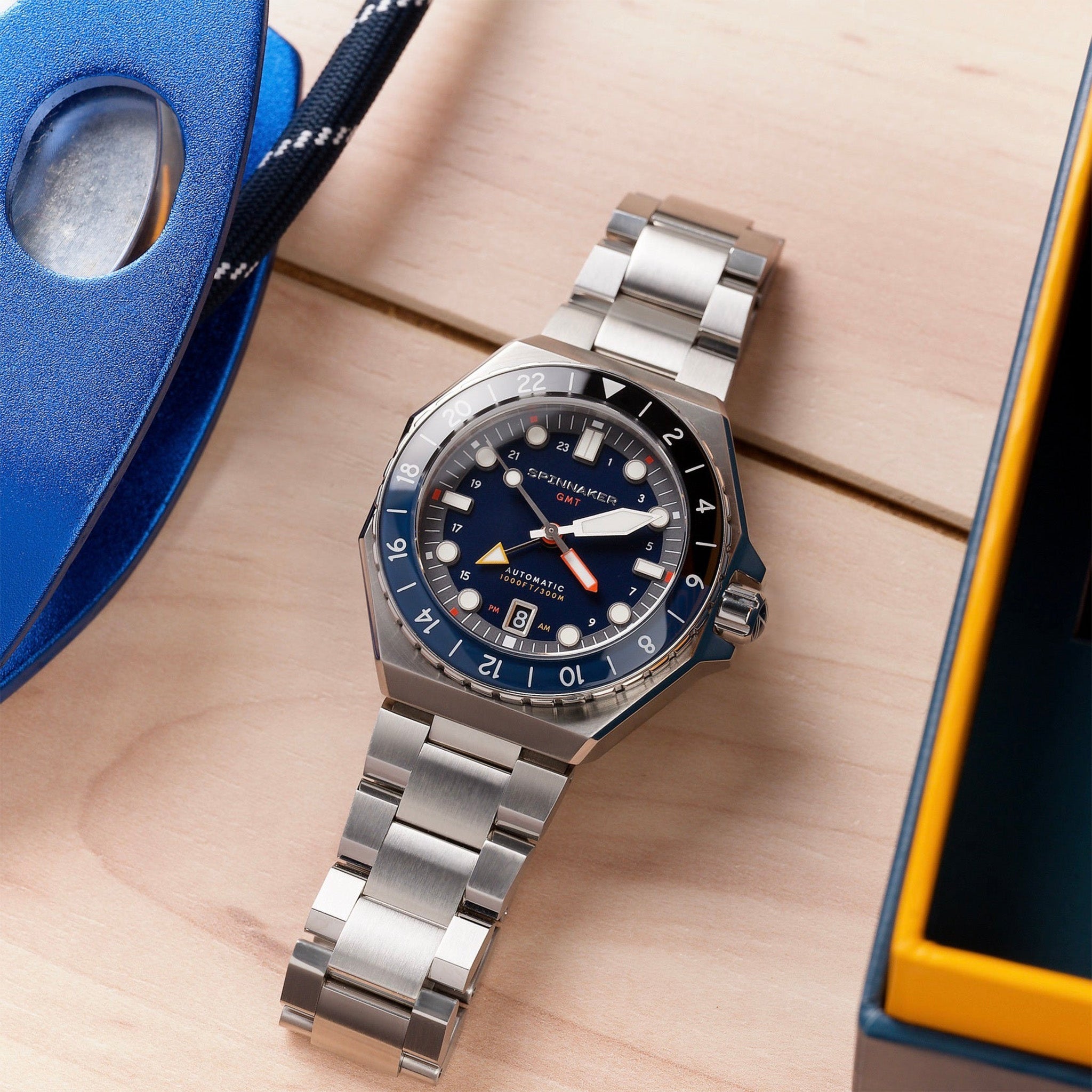 Dumas GMT Automatic | 44 mm | Navy Black