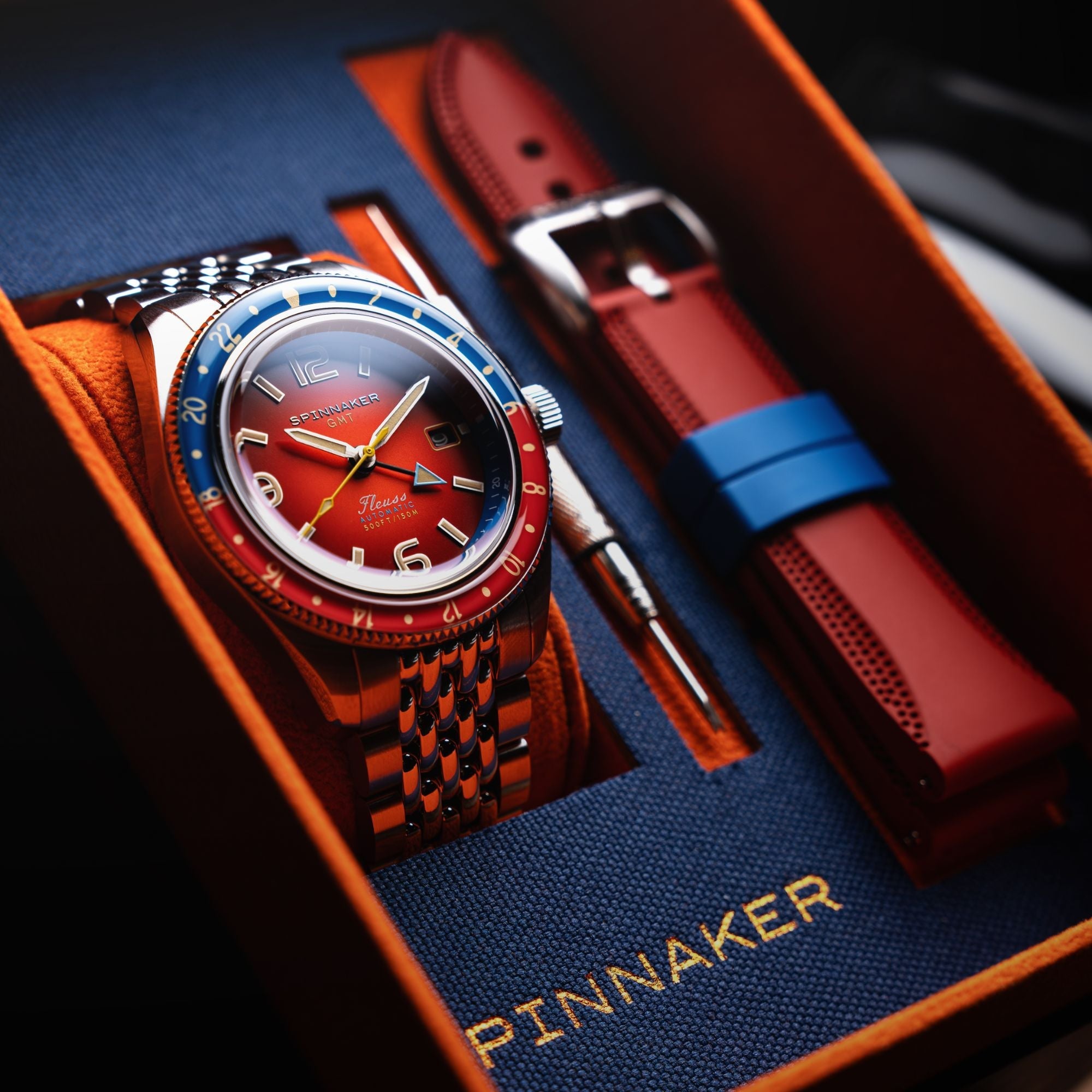 Fleuss GMT Automatic | 43mm | Burnt Orange