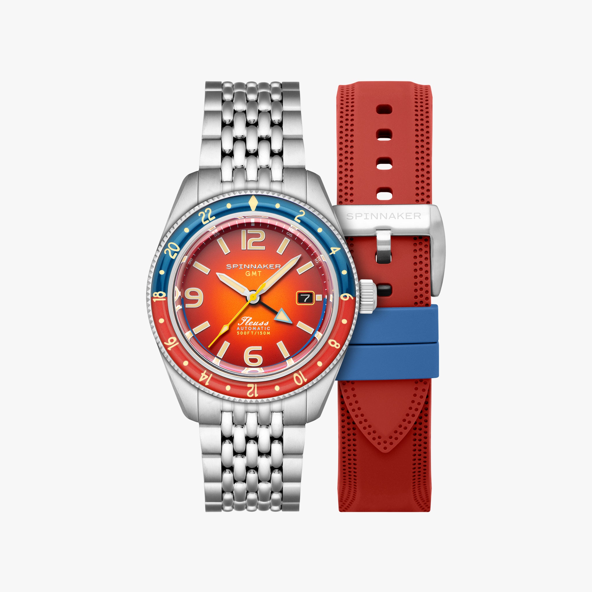 Fleuss GMT Automatic | 43mm | Burnt Orange