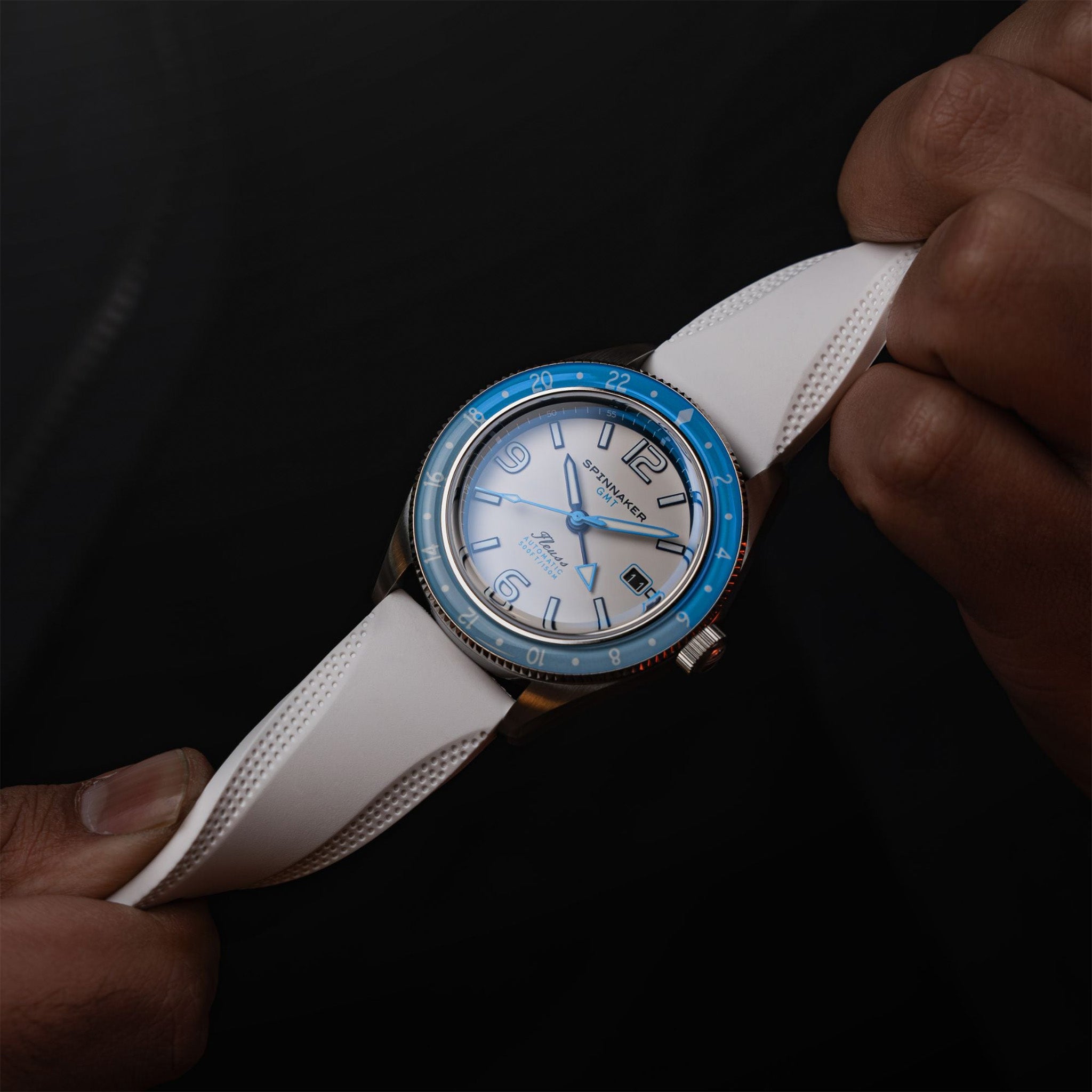 Fleuss GMT Automatic | 43 mm | Moon White