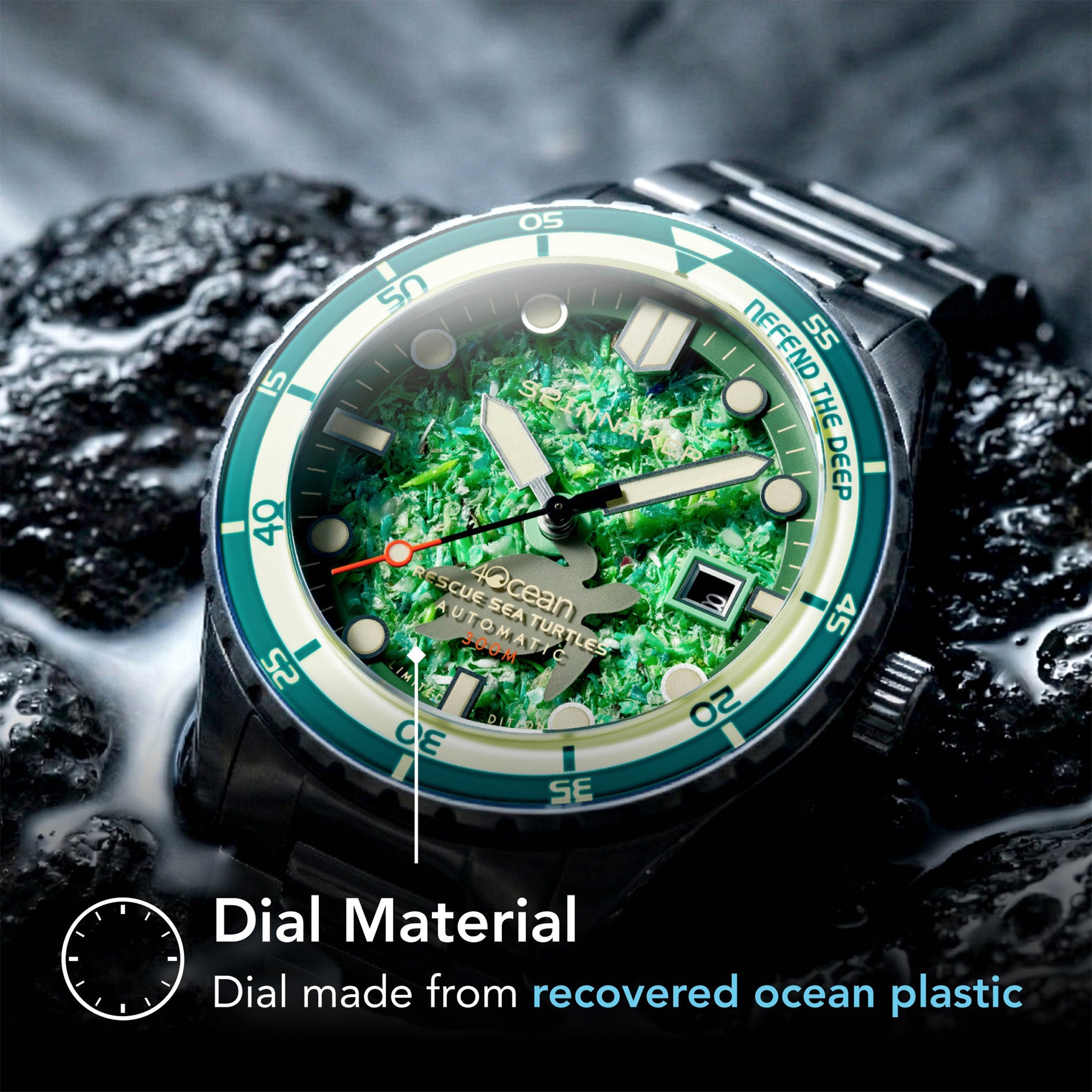 Hass Automatic 4ocean Limited Edition | 43 mm | Sea Turtles