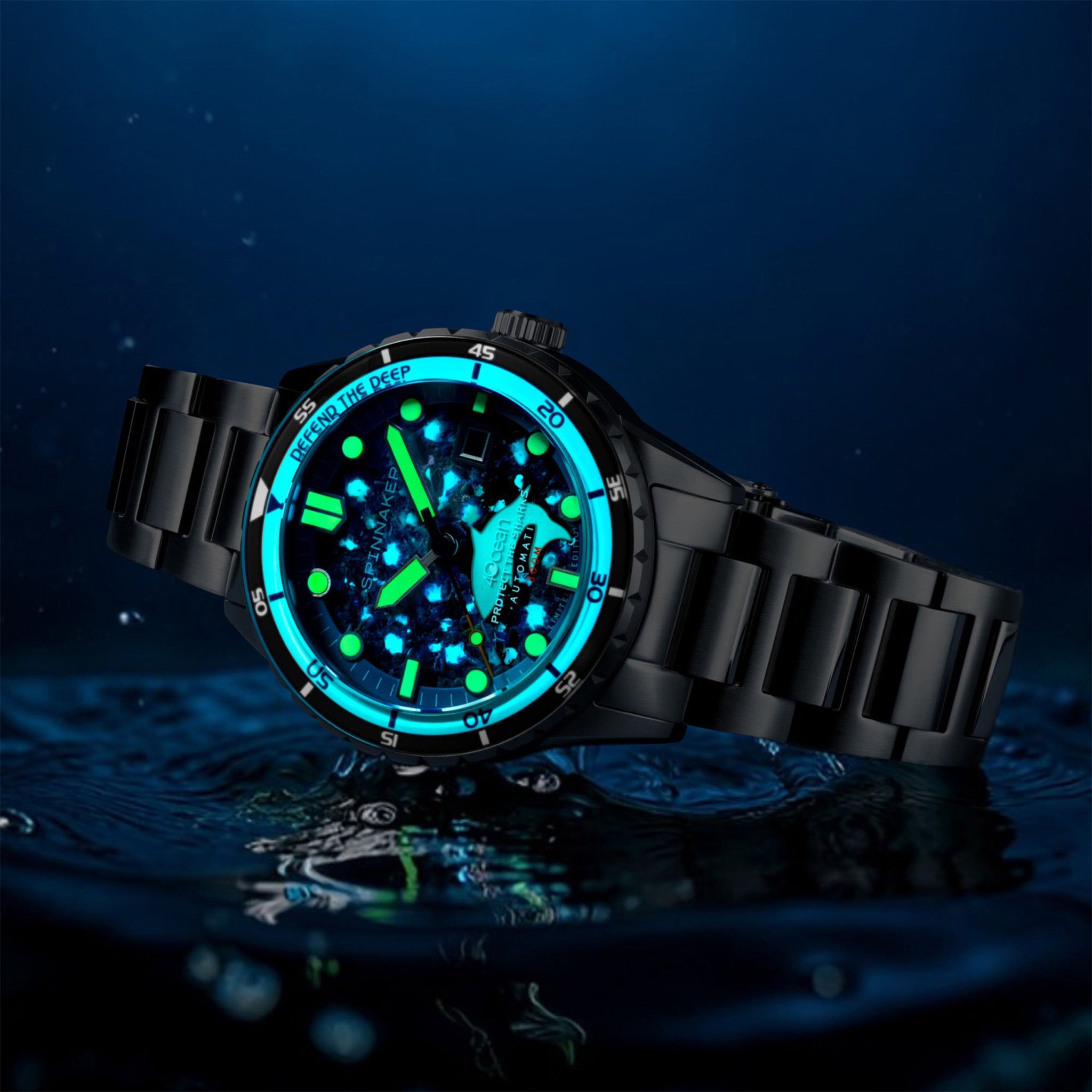 Hass Automatic 4ocean Limited Edition | 43 mm | Sharks