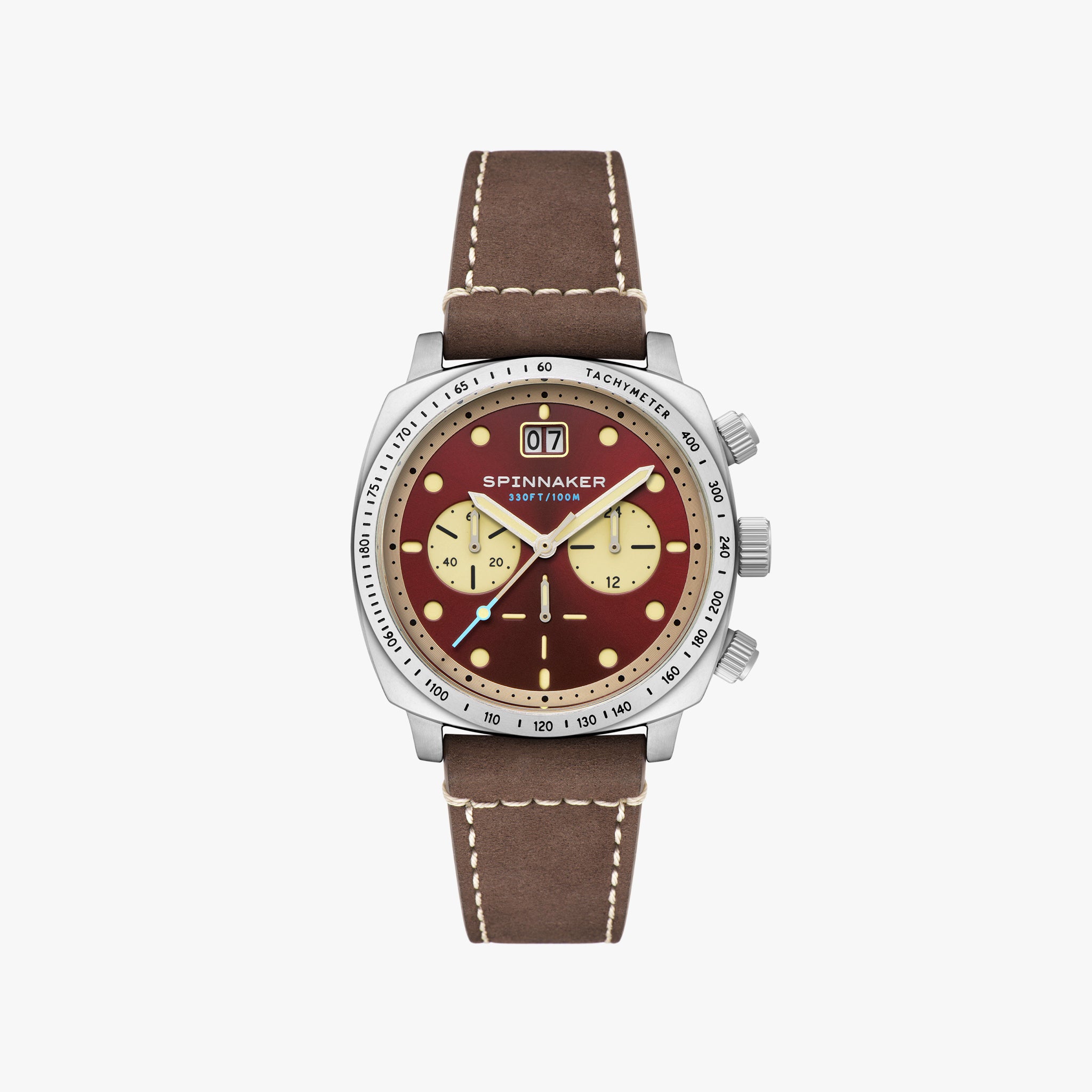 Hull Chronograph | 42 mm | Burnt Maroon