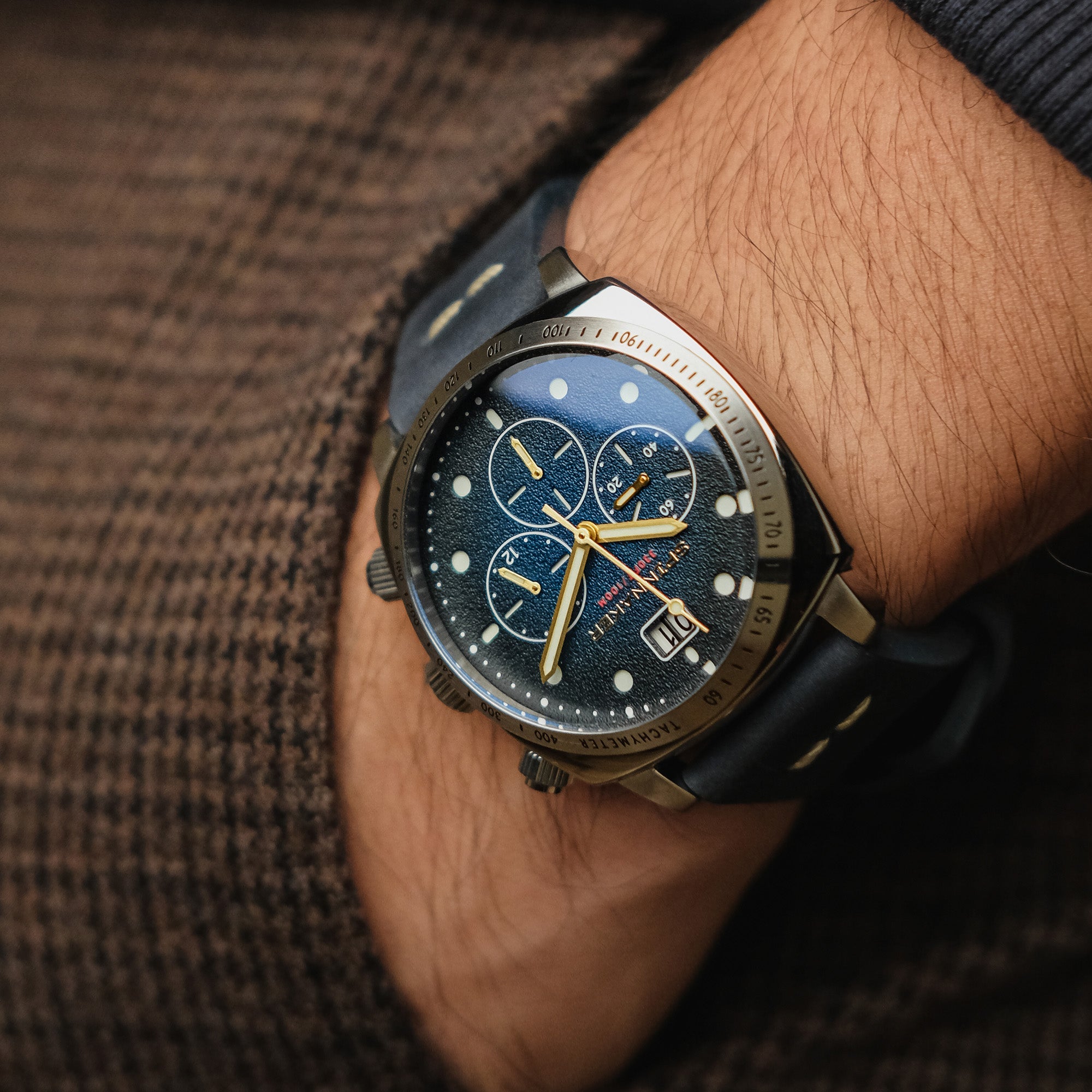 Hull Chronograph | 42 mm | Lapis