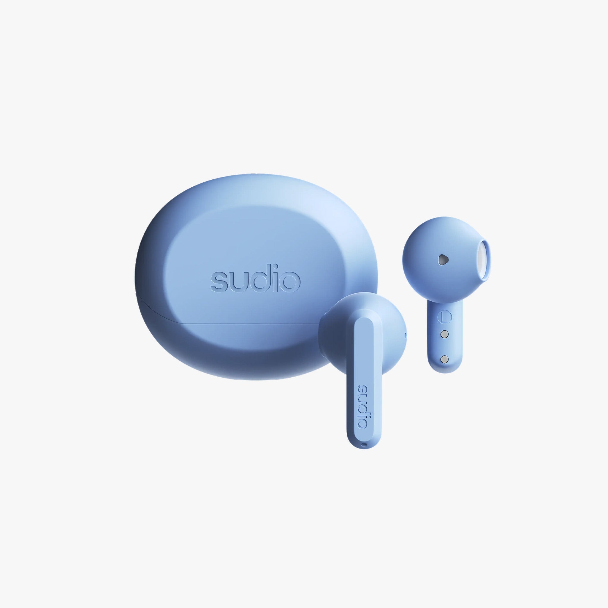 Sudio A3 Kablosuz True Wireless Kulak İçi Kulaklık Misty Blue ergonomik bluetooth kulaklık