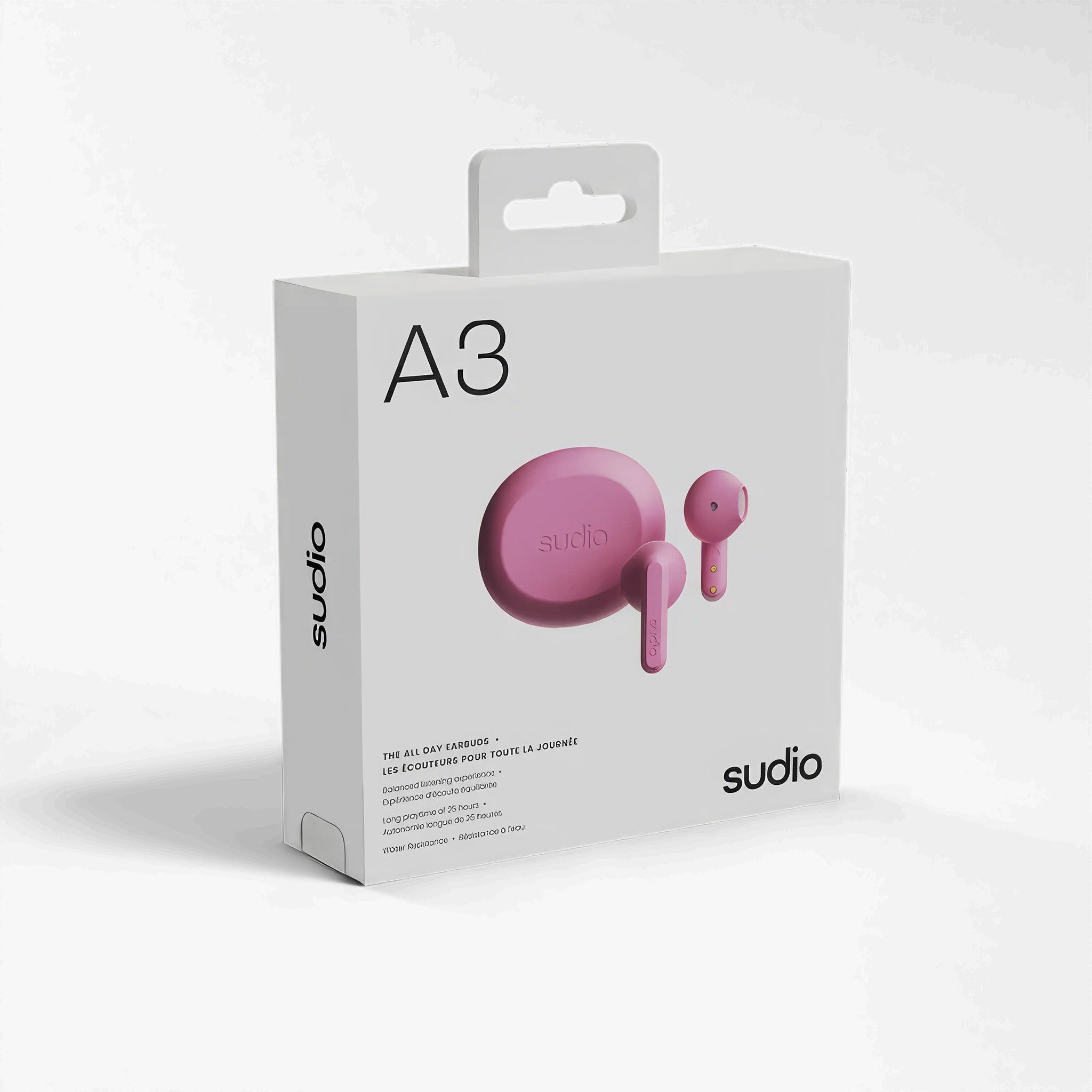 A3 Kablosuz True Wireless Kulak İçi Kulaklık | Rose Pink