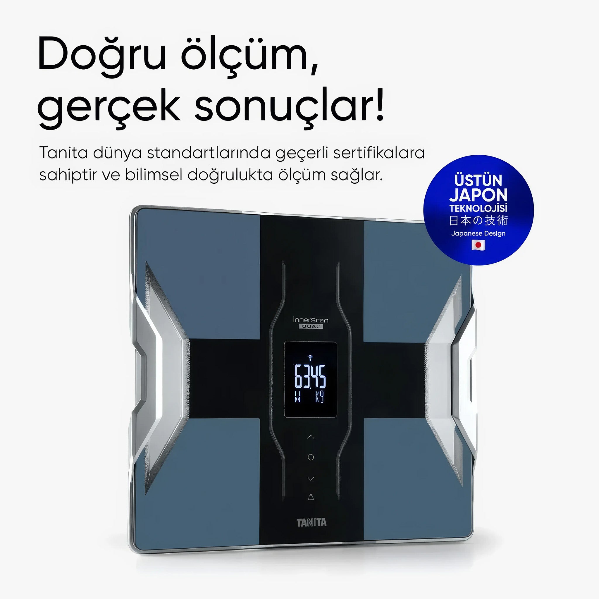 RD 953 Akıllı Dijital Tartı | Vücut Analizi | Siyah