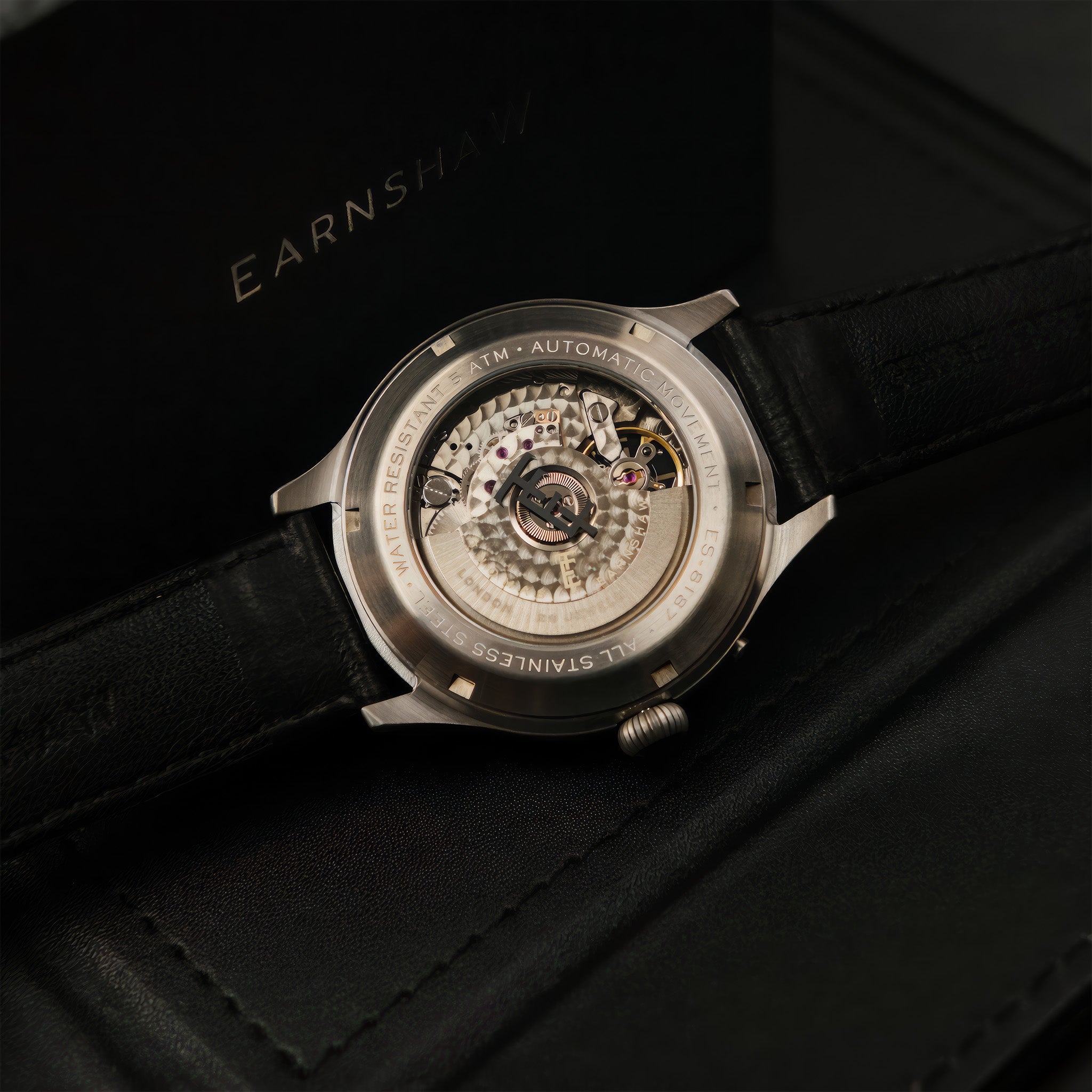 Baron Grand Date Calendar Open Heart Automatic | Vintage Green